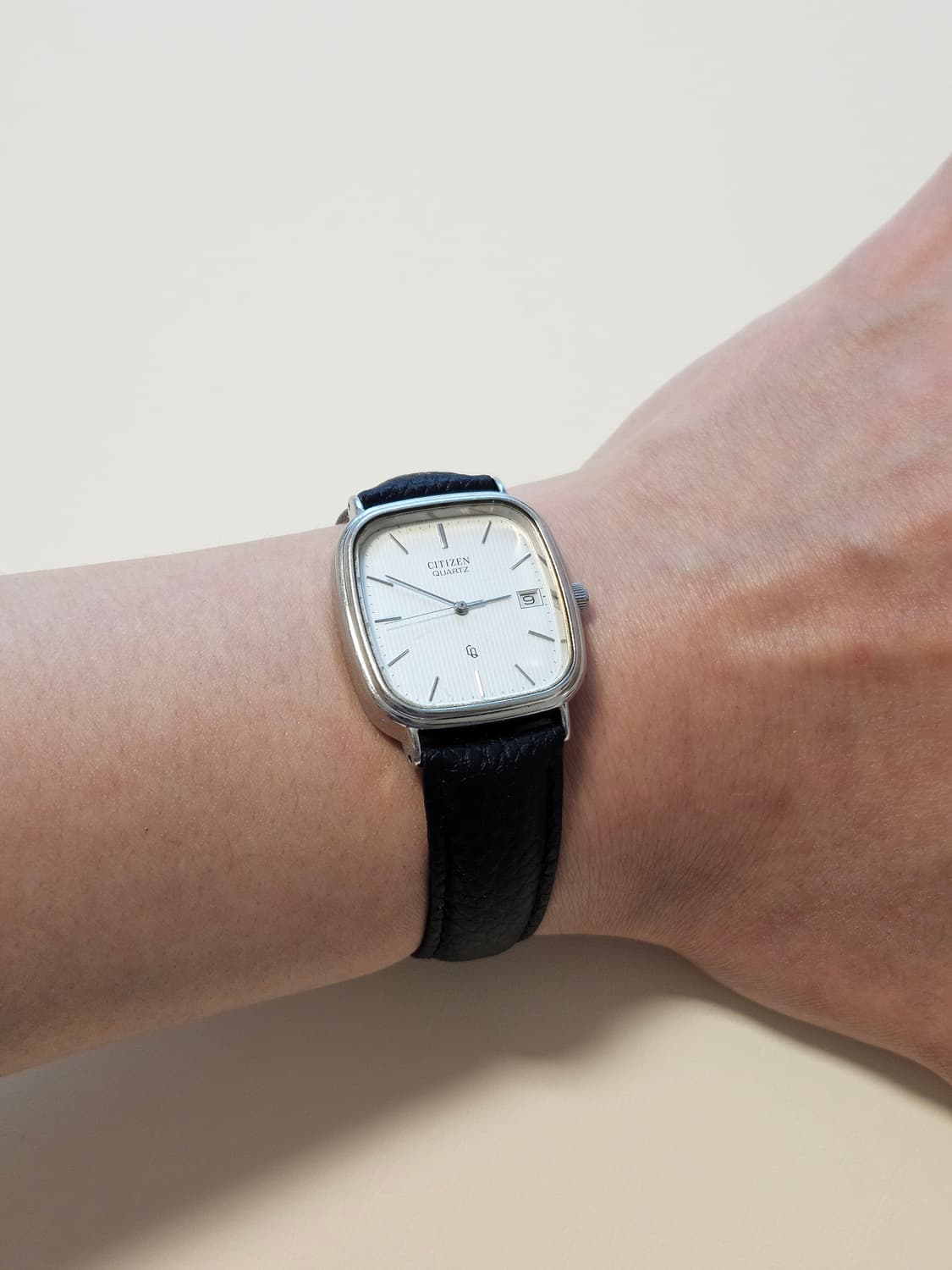 시티즌 쿼츠 빈티지 가죽 시계 상품이미지2