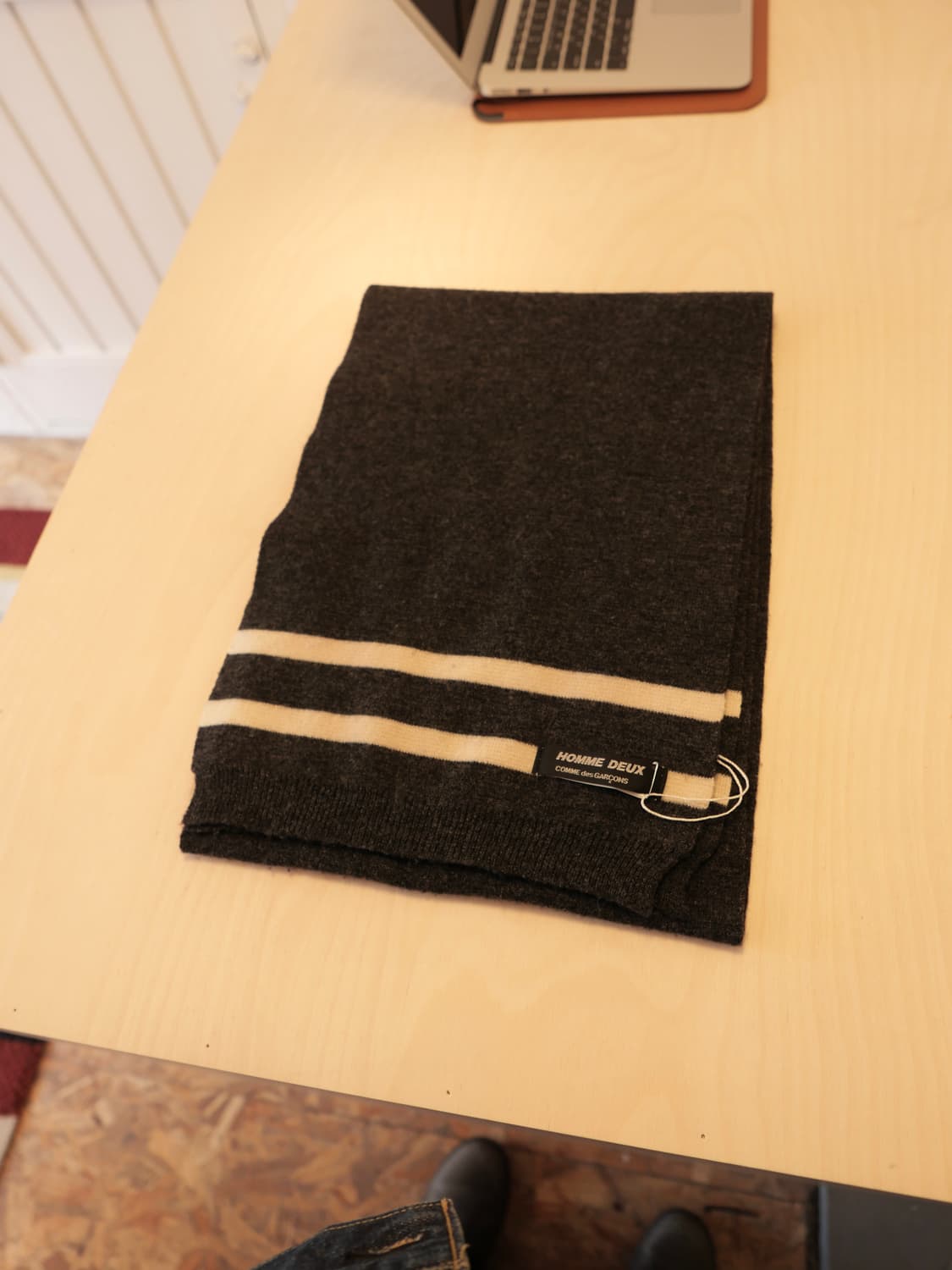 꼼데가르송 옴므 듀스 머플러 상품이미지1