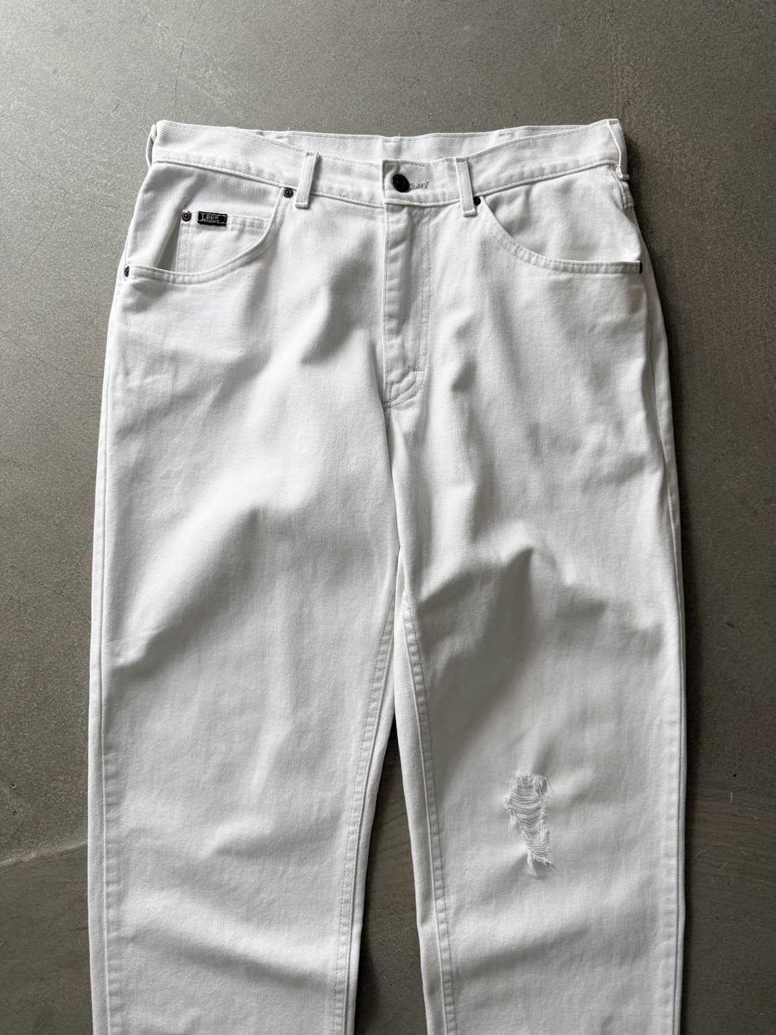 90s Vintage Lee White Denim Pants 상품이미지3