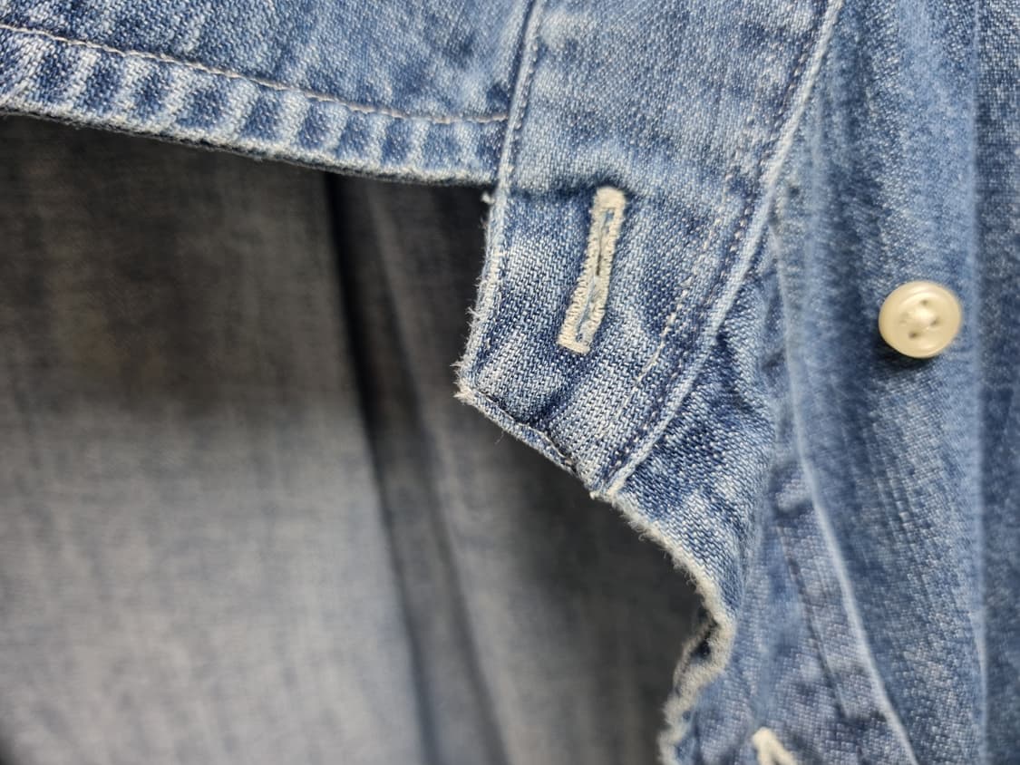 남성 폴로 멀티포니 긴팔 데님 청 셔츠 남방 상품이미지7