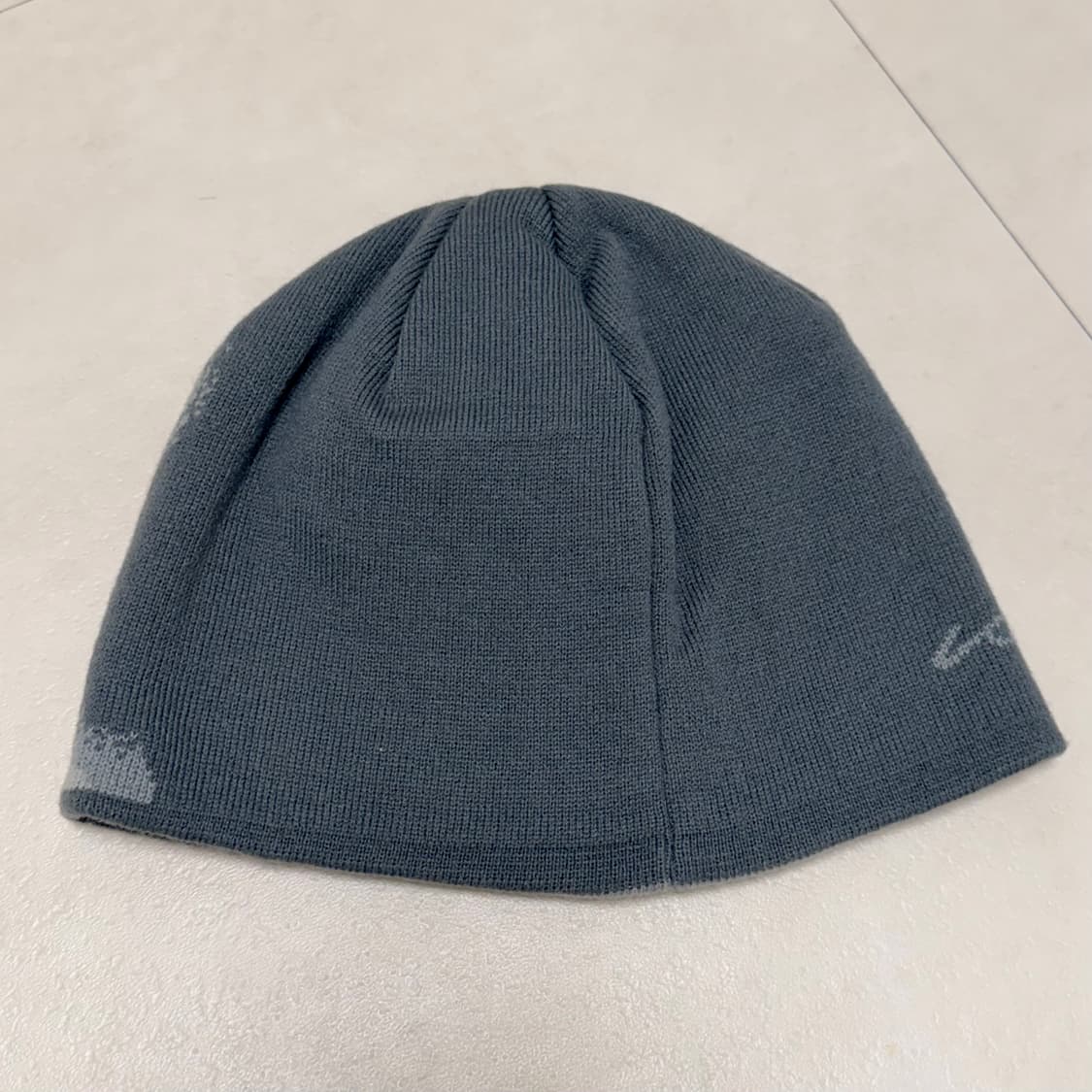 SHADOW JACQUARD BEANIE BLUE GRAY 나체 / 비니 상품이미지3