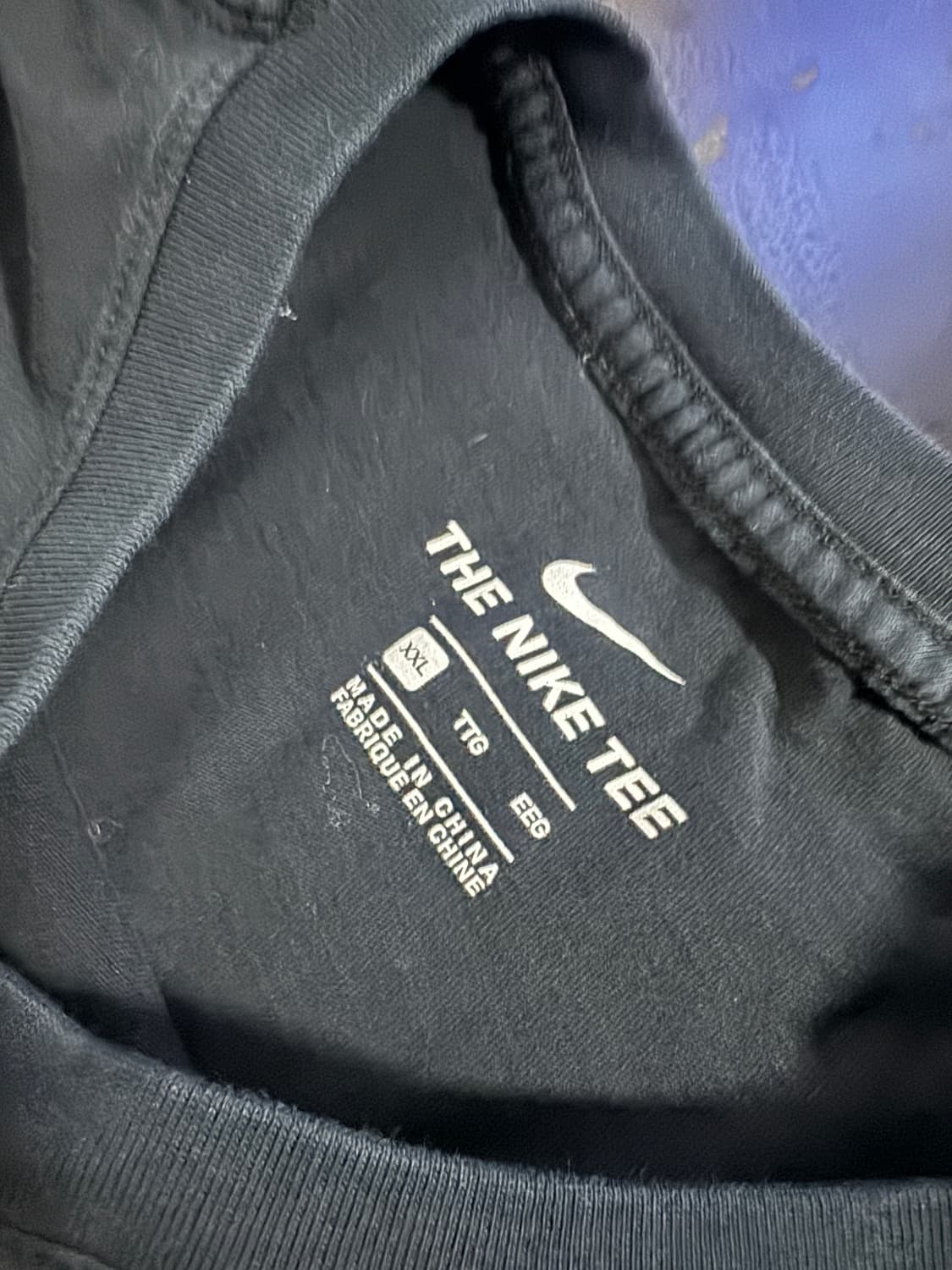 나이키 에어 빅 로고 프린팅 반팔 티셔츠 블랙 L 상품이미지3