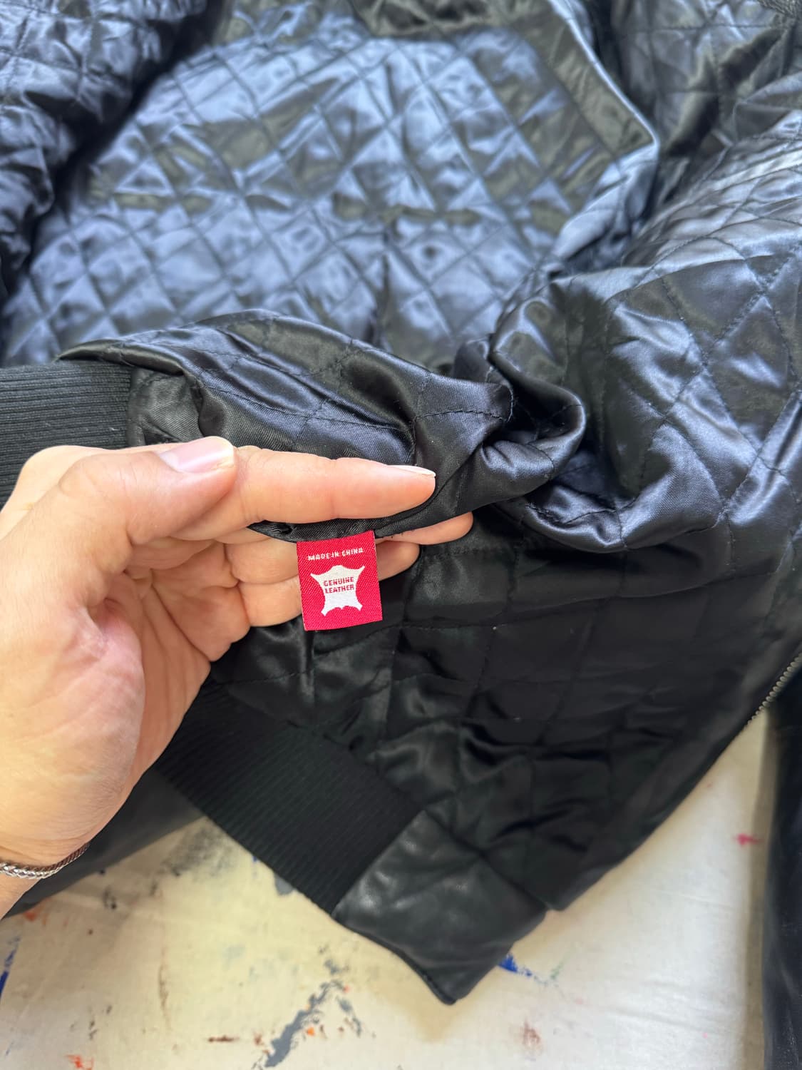 Fw07 슈프림 레더 다운 자켓 상품이미지7