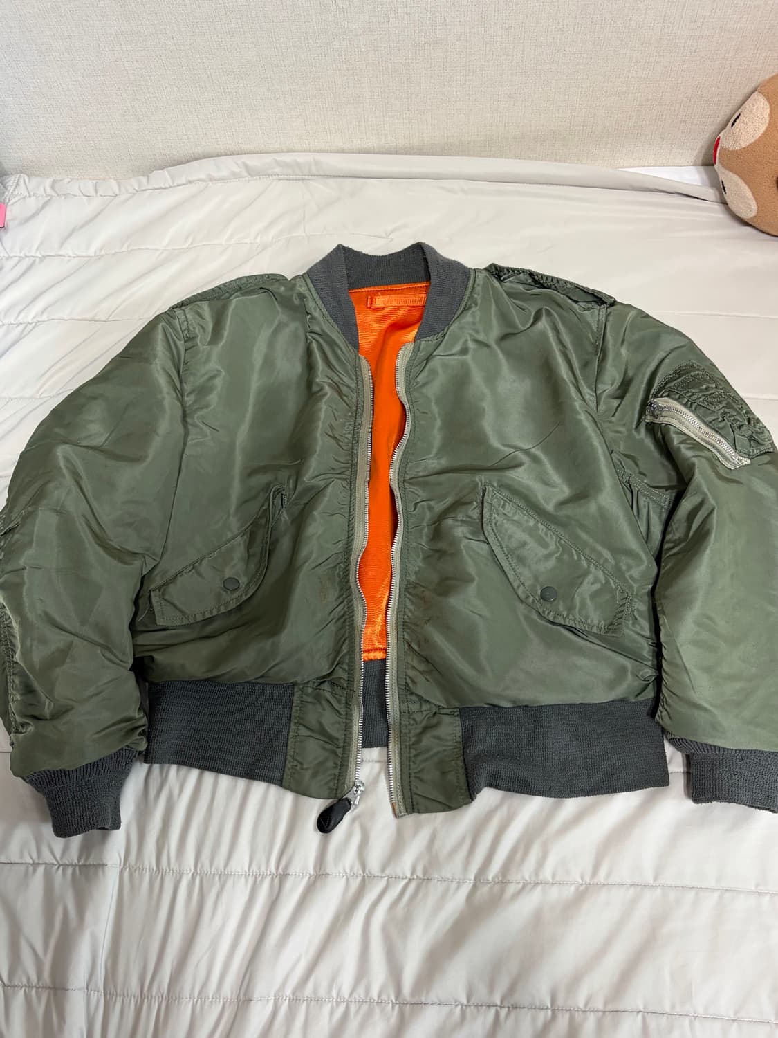 70s L-2b 플라이트자켓 민수용 ma-1 상품이미지1