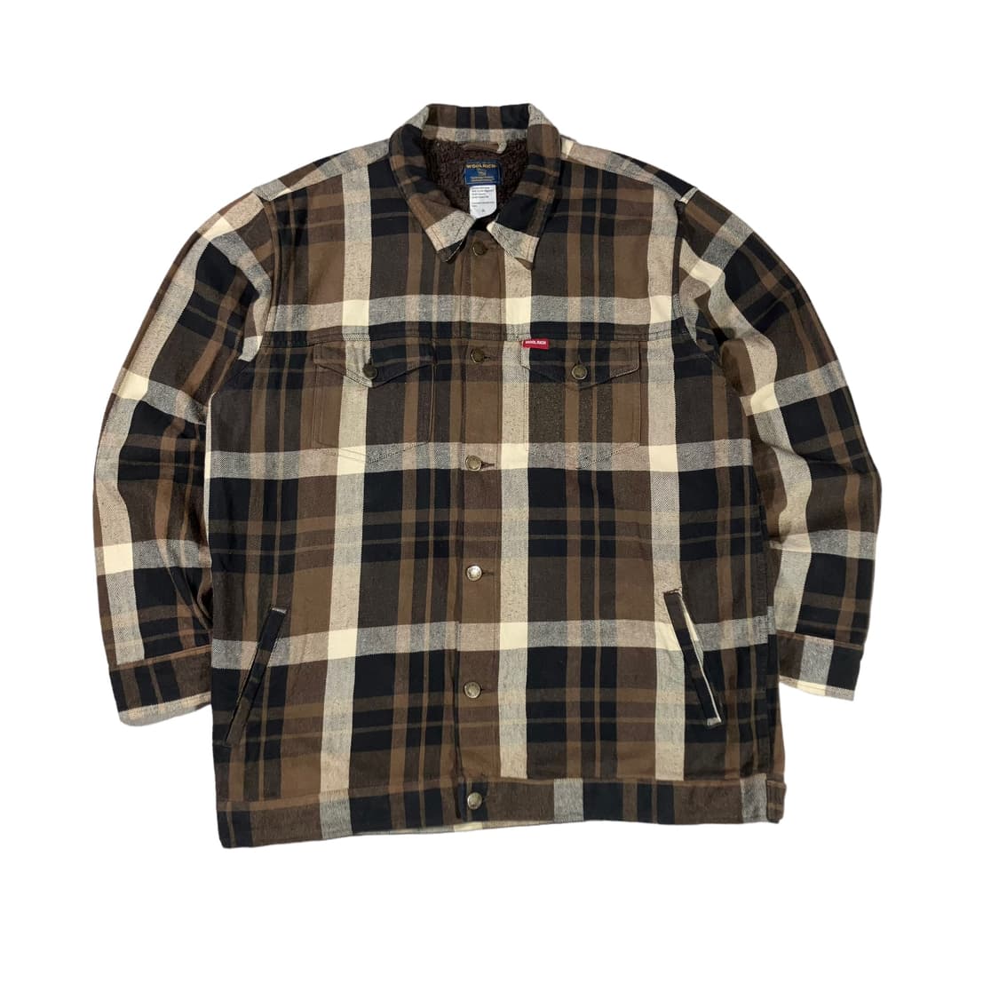 90s 울리치 헤비울 플란넬 체크 셔츠 상품이미지1