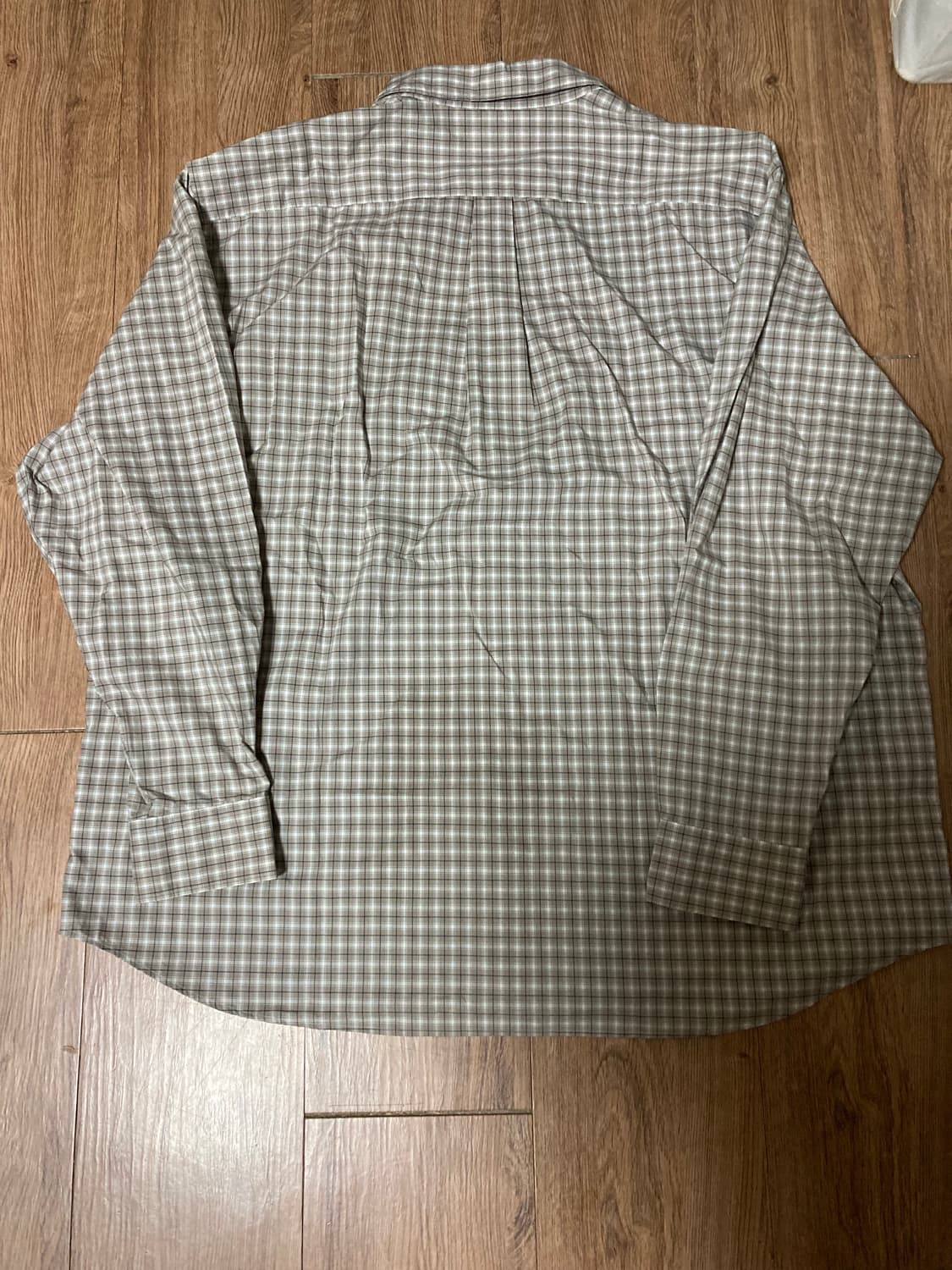 [4XL] 유니클로 오버핏 시티보이 캐쥬얼 체크 셔츠 남방 상품이미지3