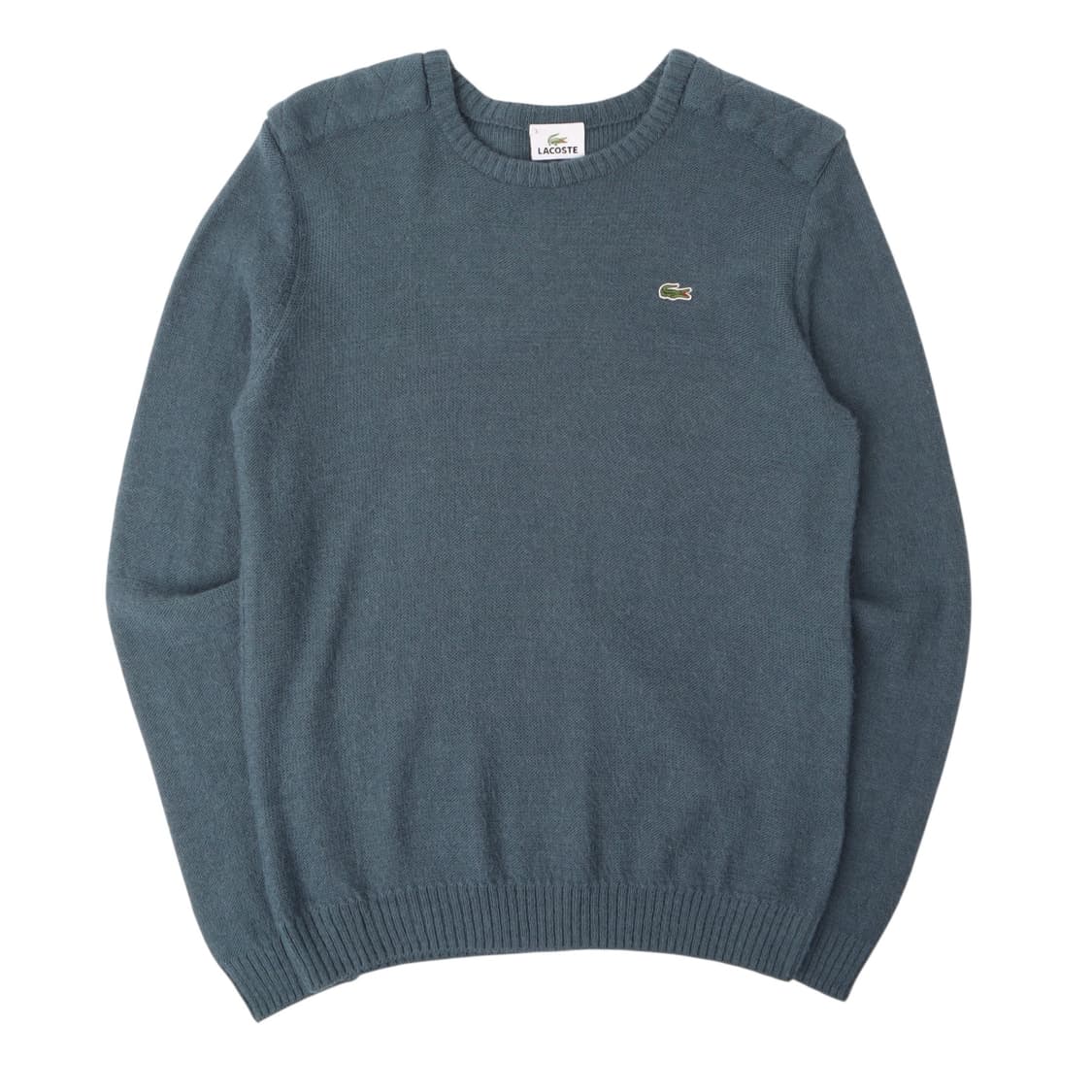 라코스테 숄더패치 울 알파카 모헤어 니트 상품이미지1