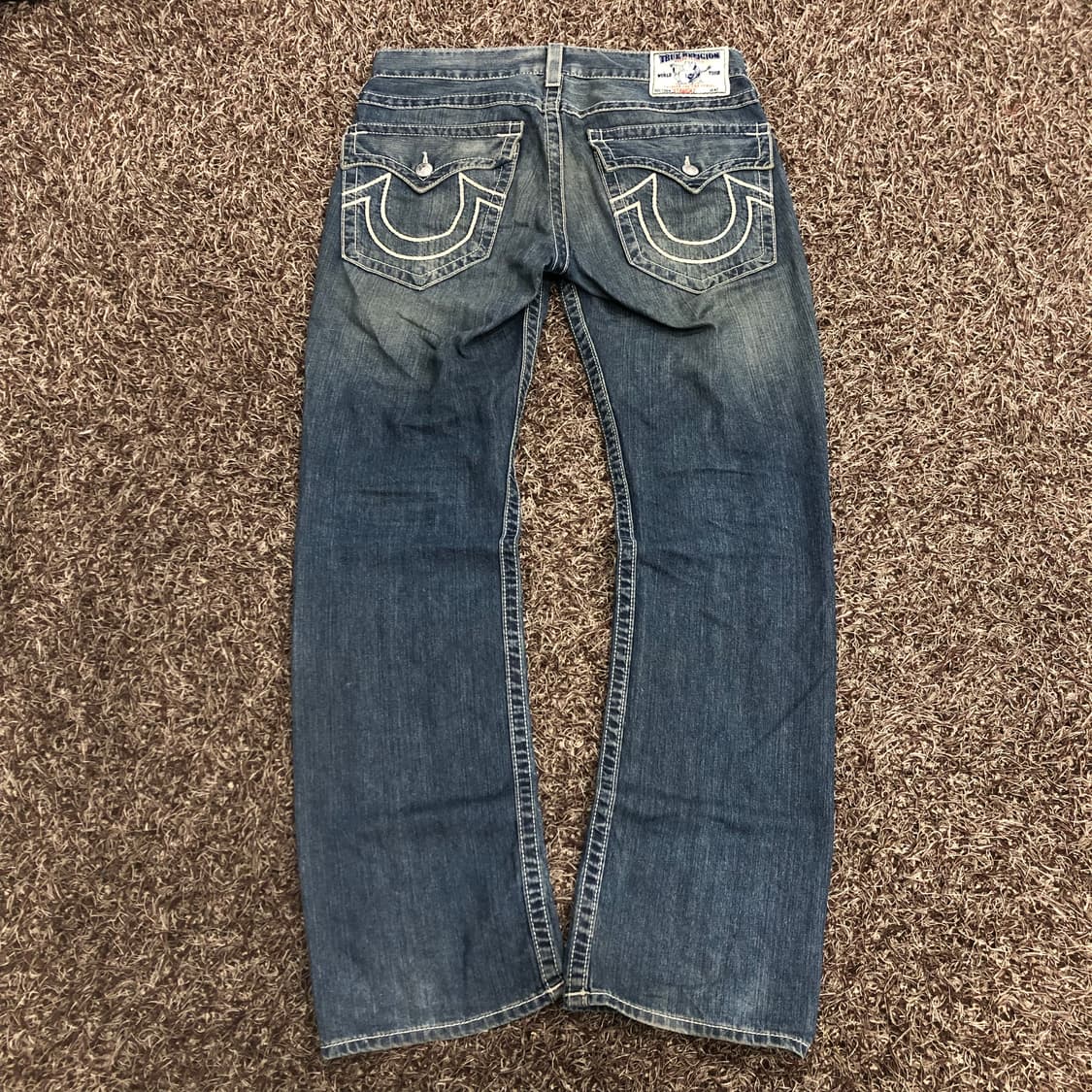 트루릴리전 스트레이트 워싱 데님 팬츠 상품이미지2