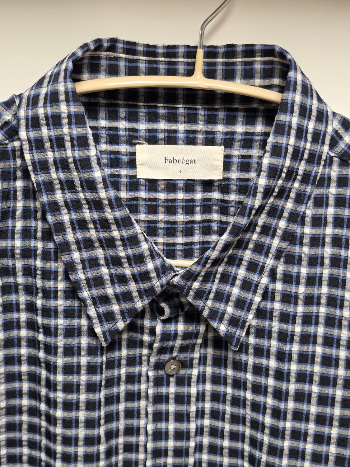 파브레가 모나코 체크 셔츠 팝니다 상품이미지1
