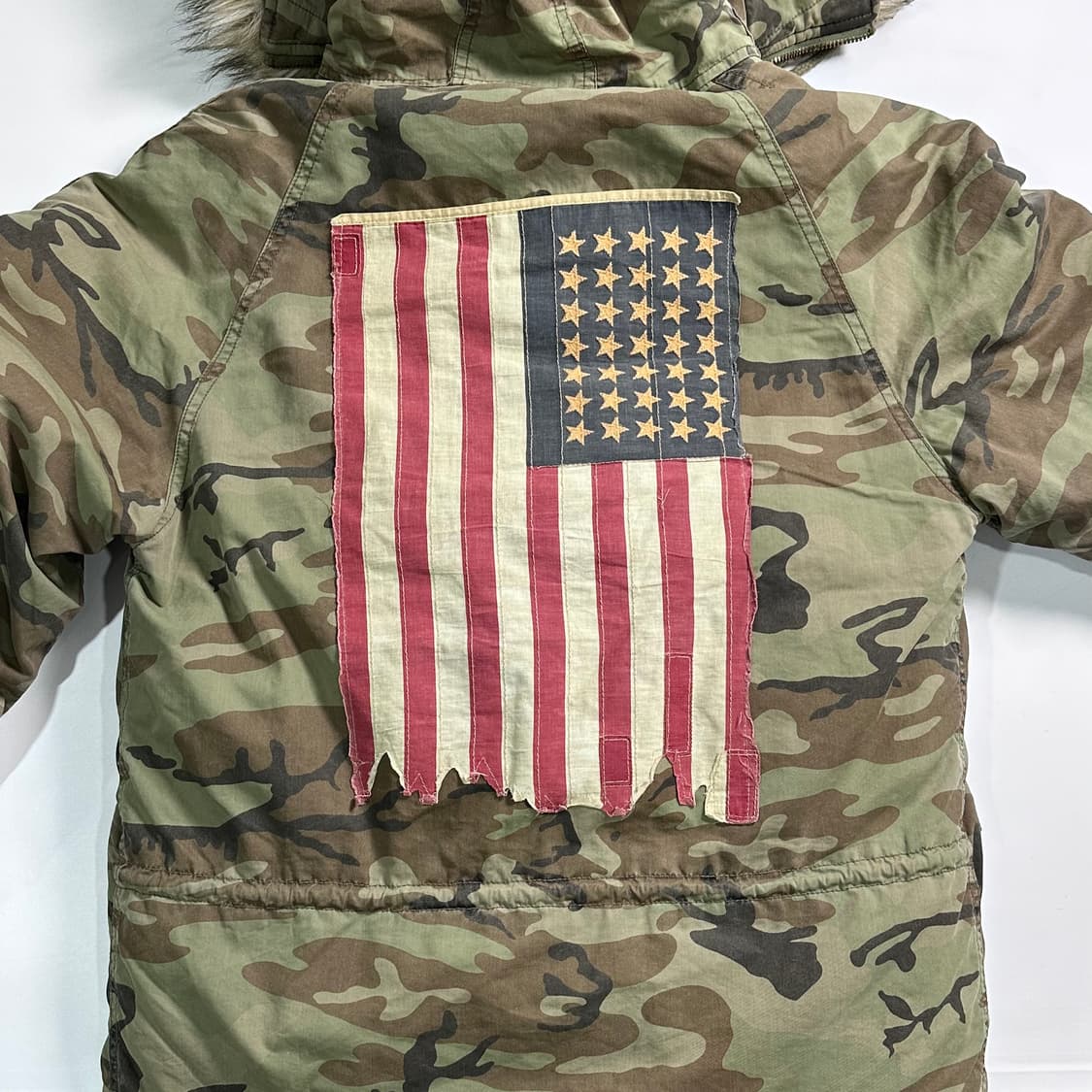 폴로 D&S 카모 성조기 파카 상품이미지7