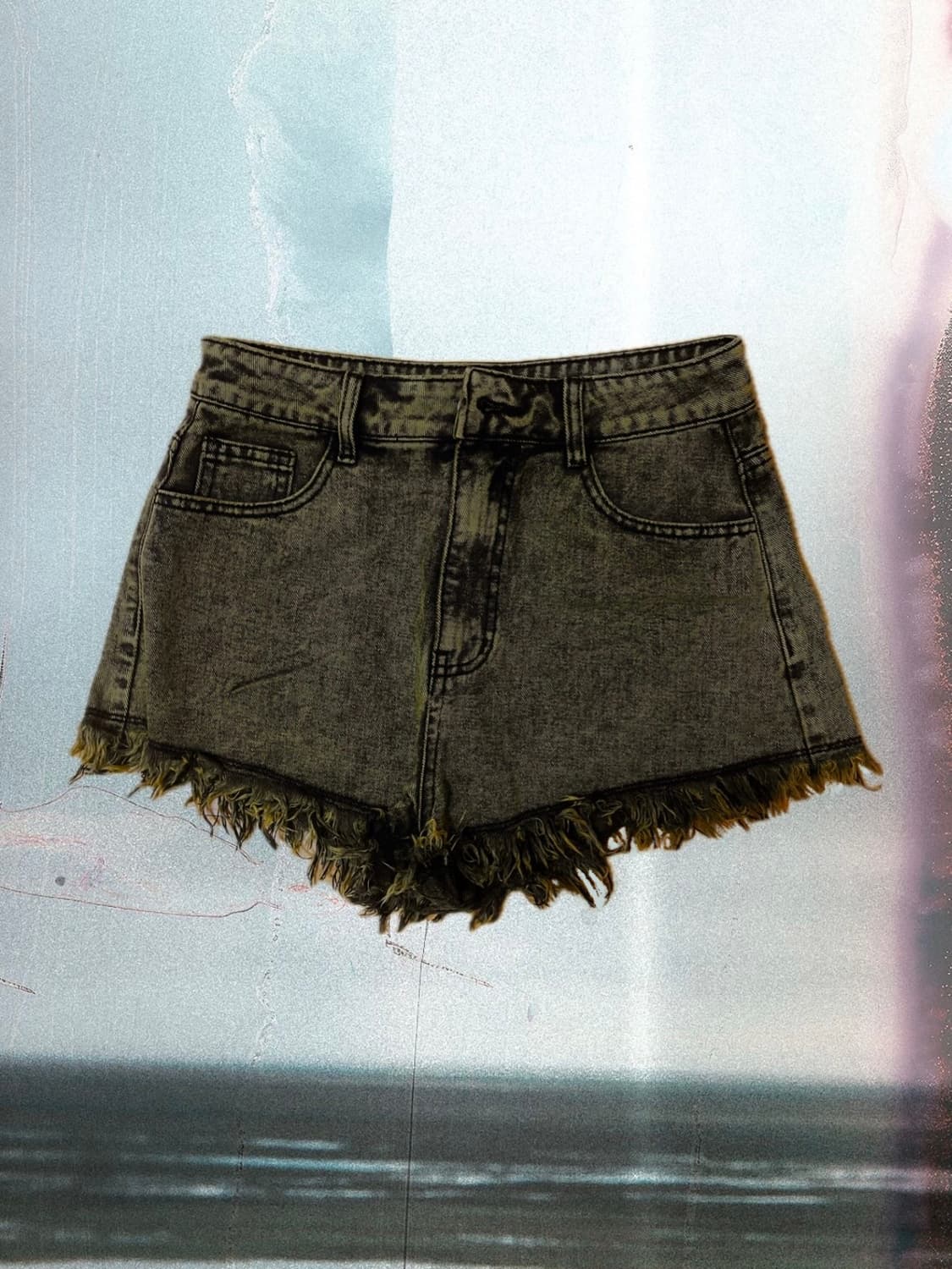 워싱 반바지 상품이미지1