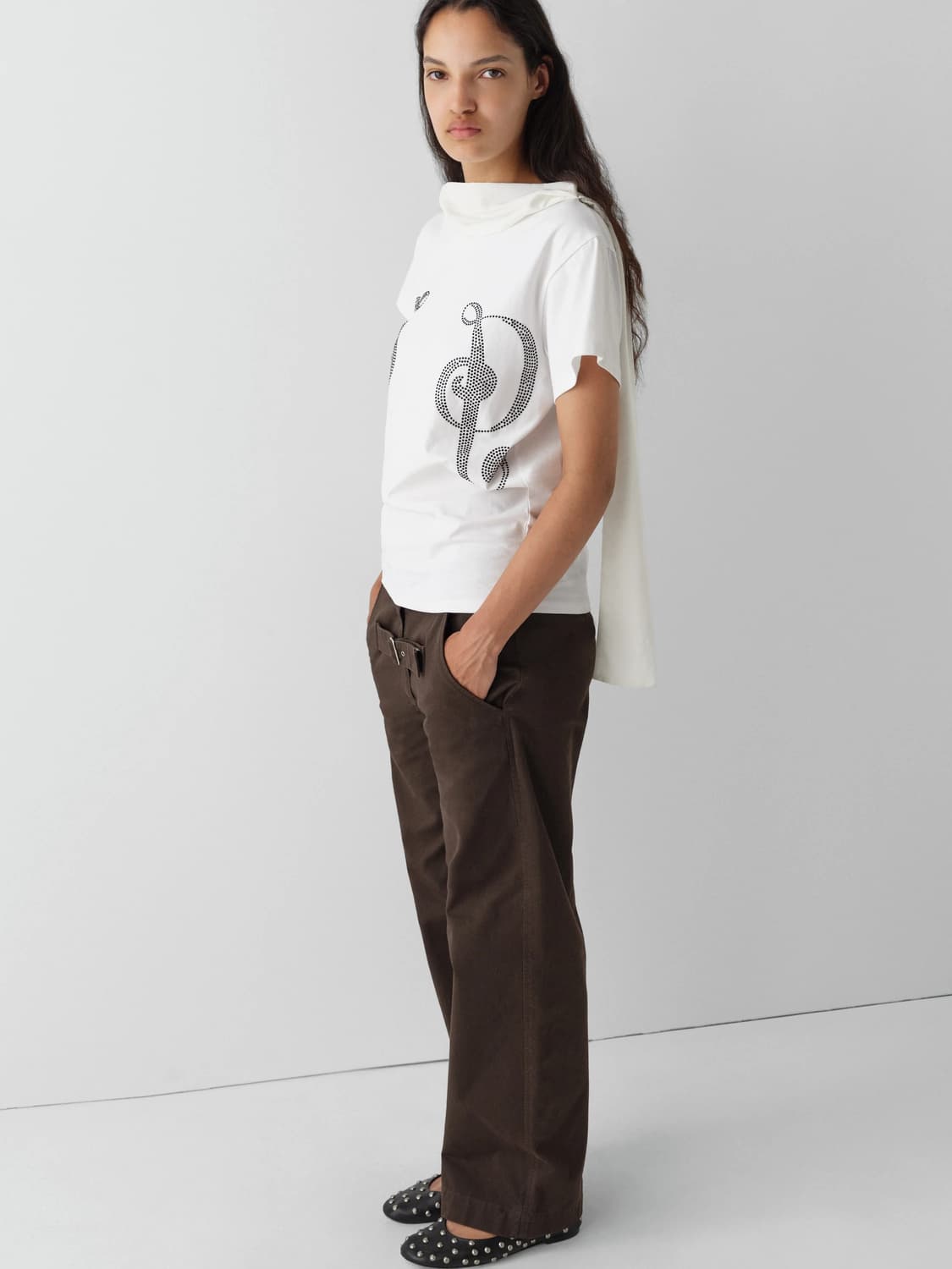 (XS,S,M) 기마구아스 Phoebe 스터드 티셔츠 상품이미지4