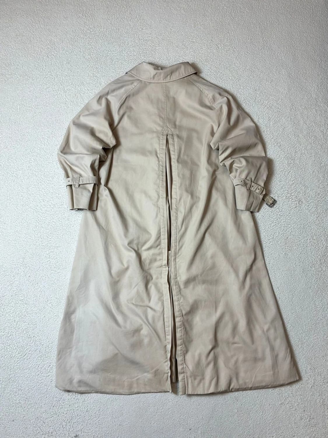 버버리 90's 싱글 시그니처 A 라인 트렌치 코트 PN7560 상품이미지6