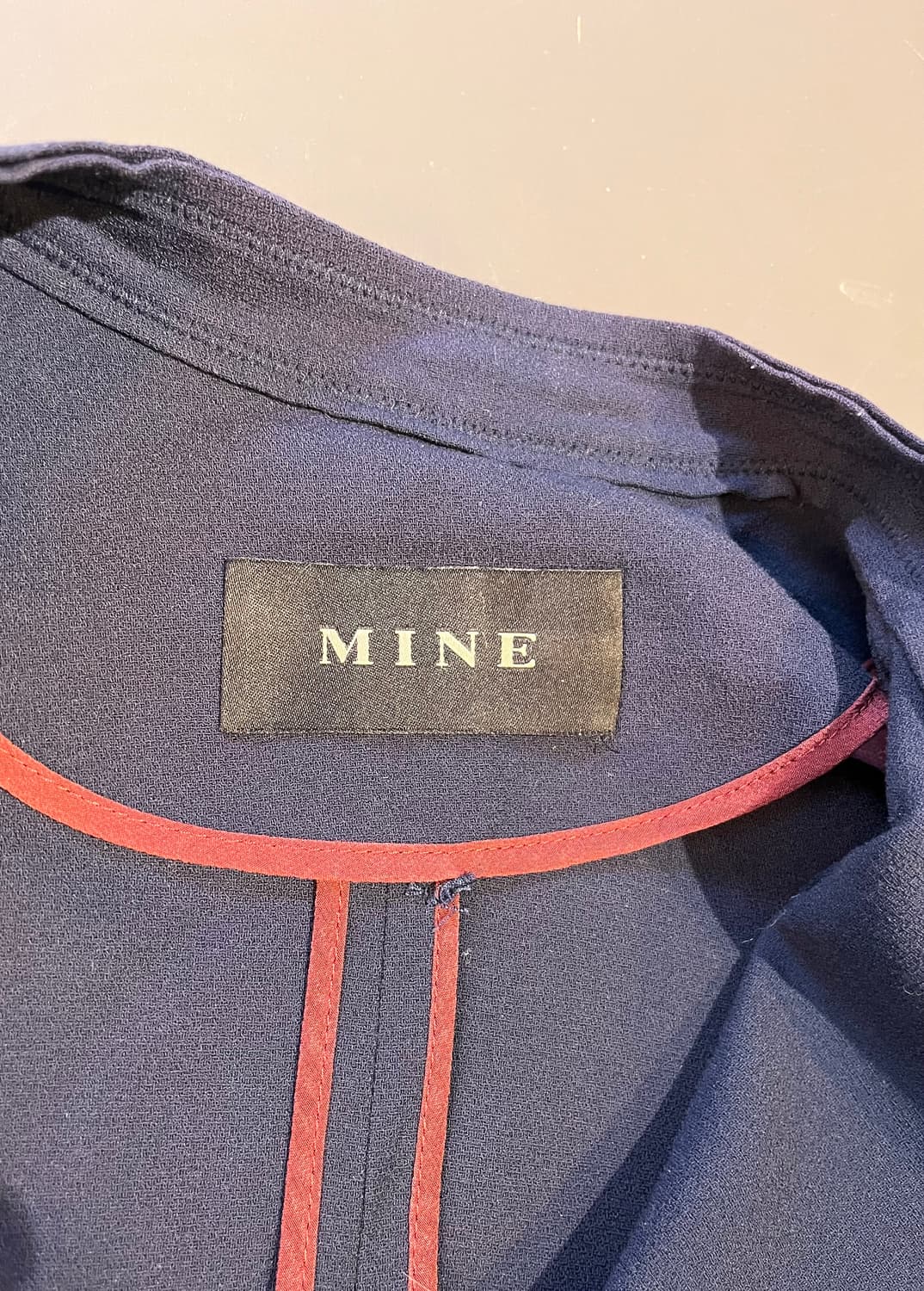 마인 네이비 싱글 자켓 상품이미지3