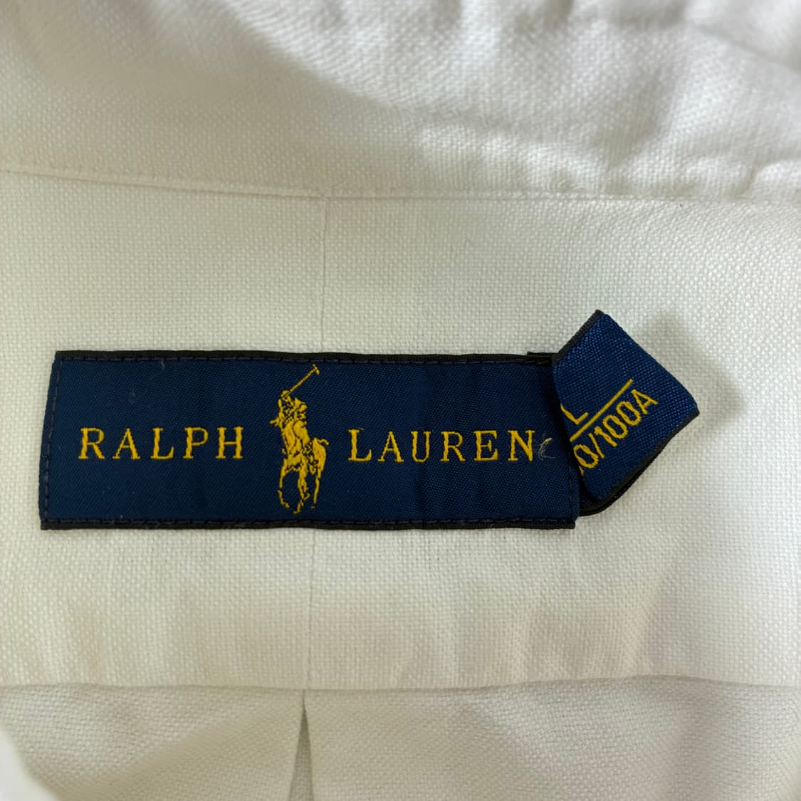 Polo  폴로 랄프로렌 자수 코튼 화이트 옥스퍼드 셔츠  상품이미지4