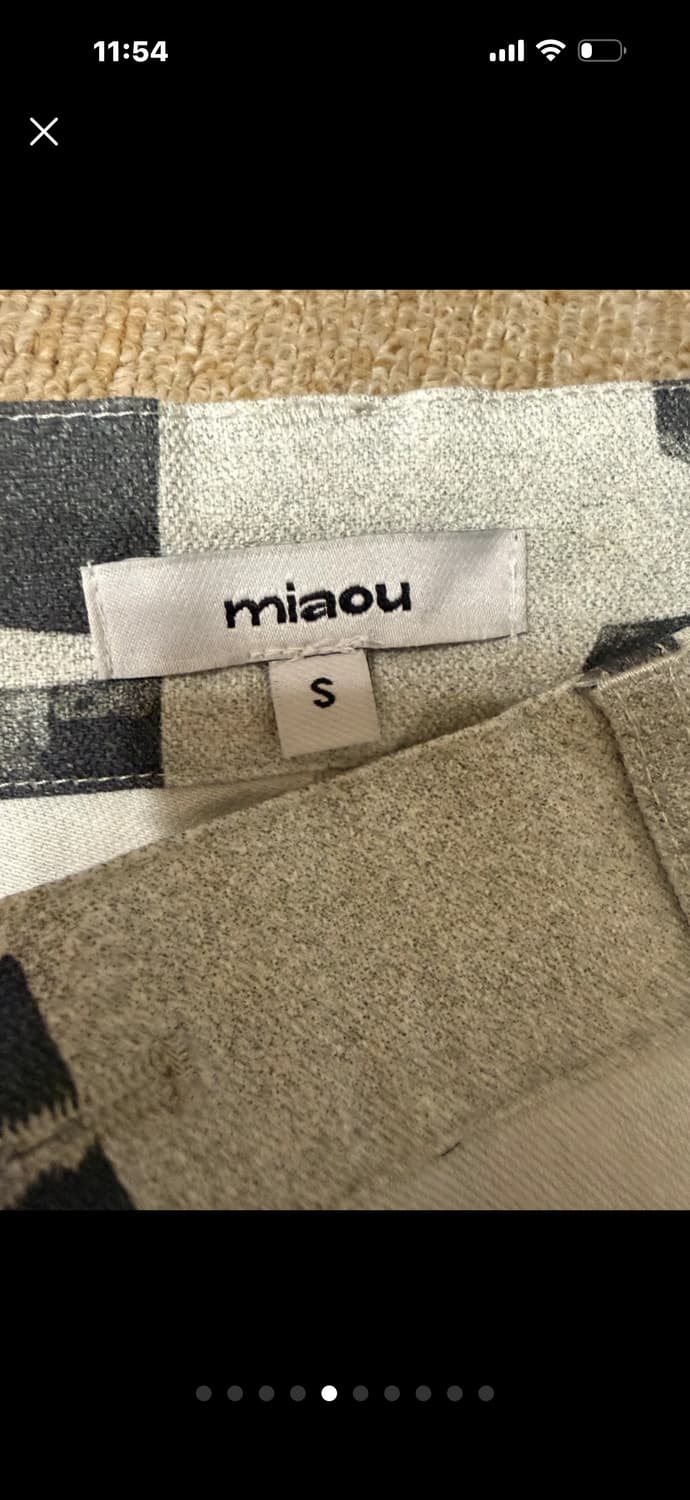 Miaou  미아우 (제니 바지)  파고 팬츠  새상품 상품이미지5