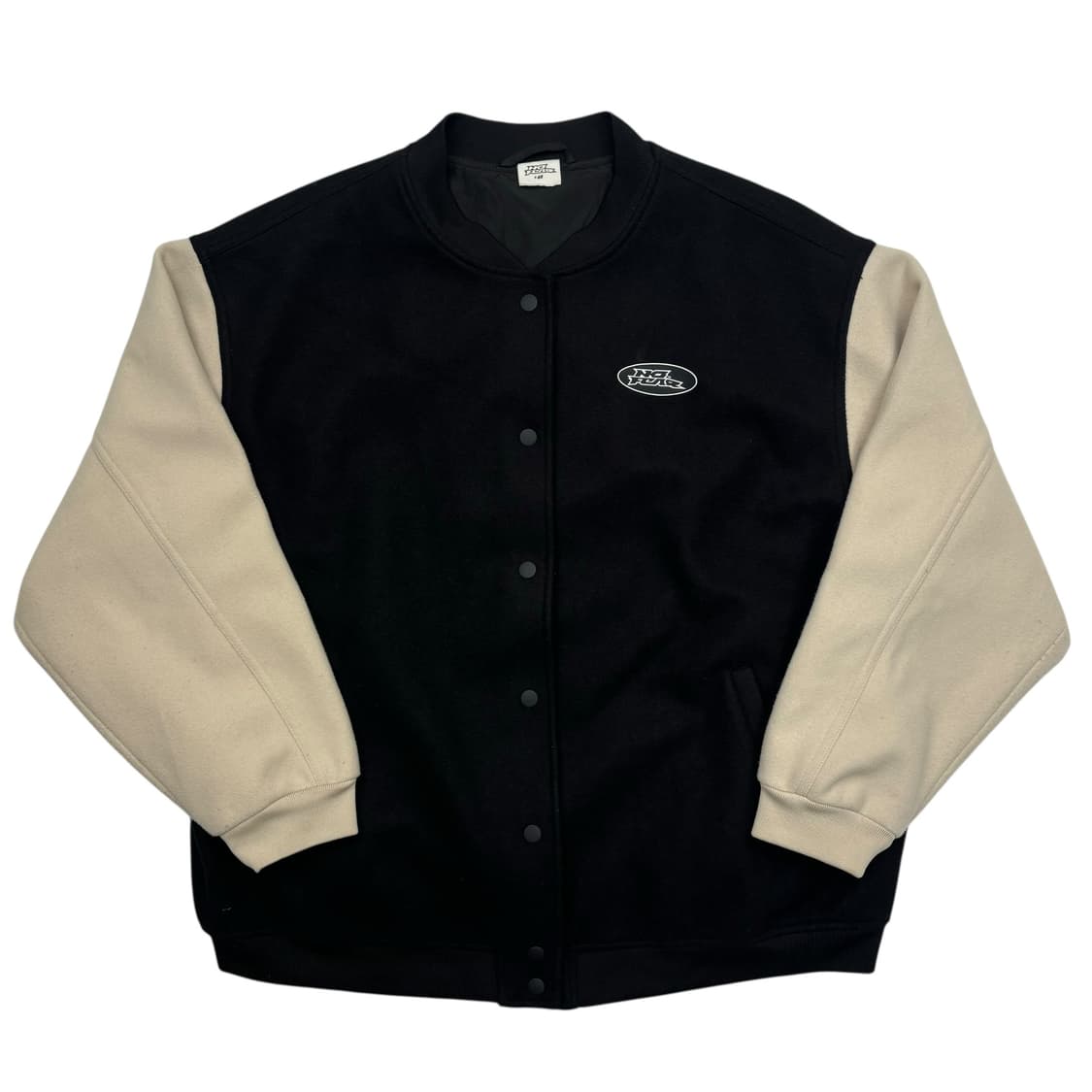 NO FEAR X H&M 투톤 울 바시티 자켓 XL 상품이미지4