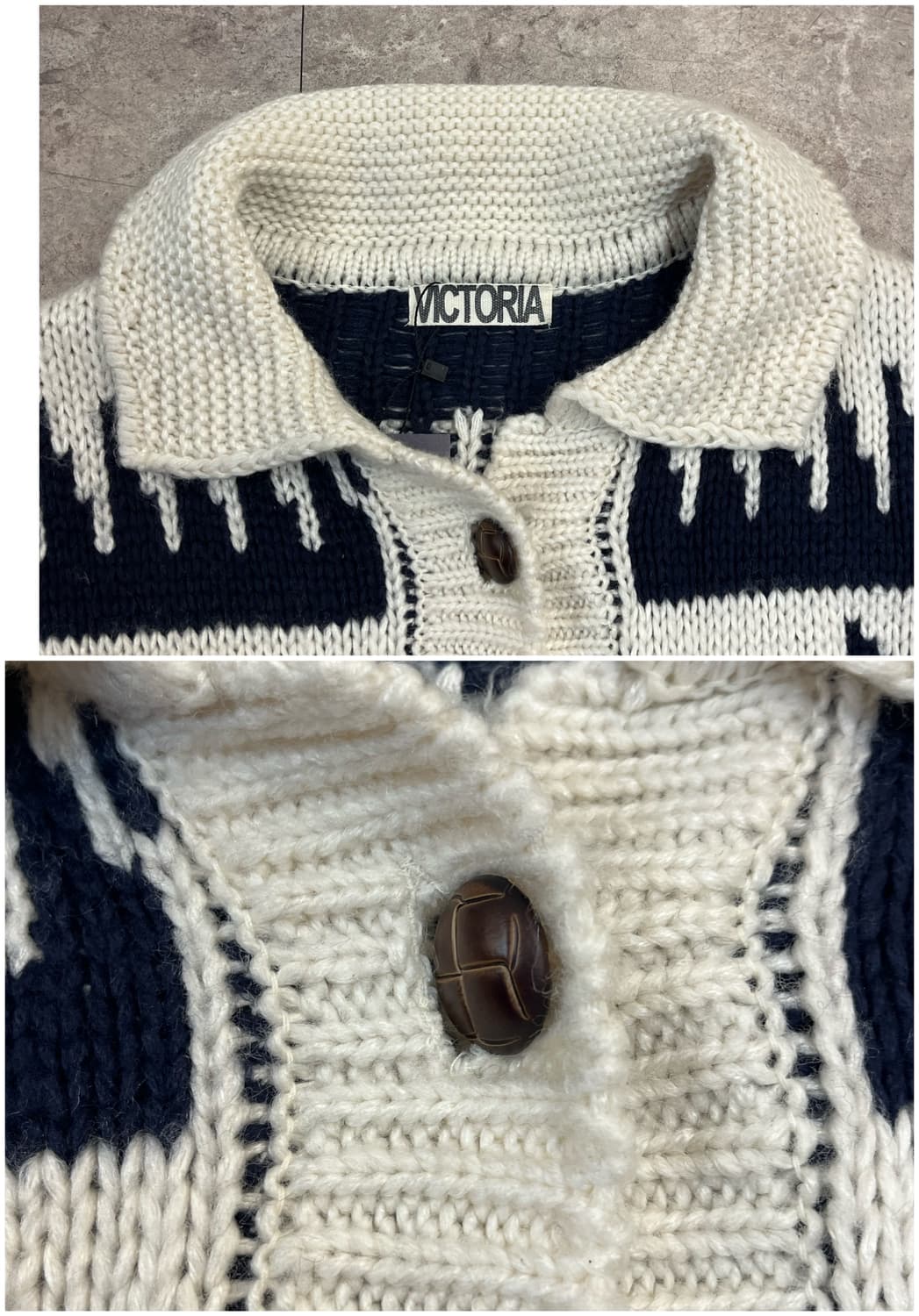 빈티지 패턴 버튼 가디건 #csz3265 상품이미지3