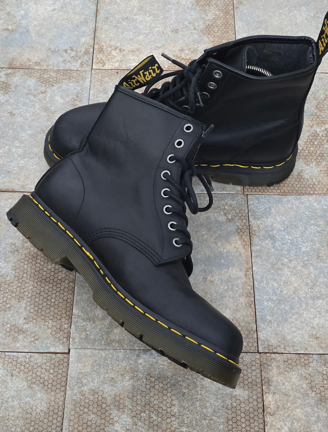 (290)닥터마틴 1460 윈터그립 블랙 부츠 상품이미지3