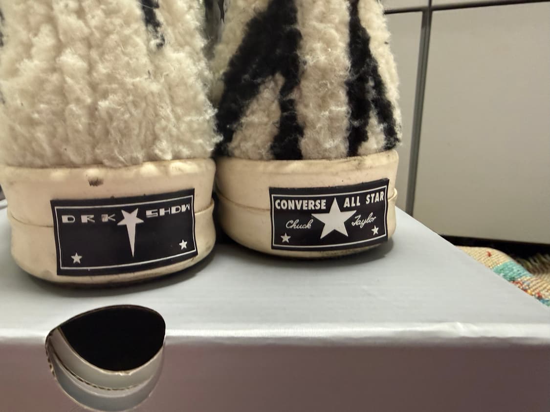 컨버스 x 다크쉐도우 터보다크 척 70 하이 릴리 화이트 상품이미지4