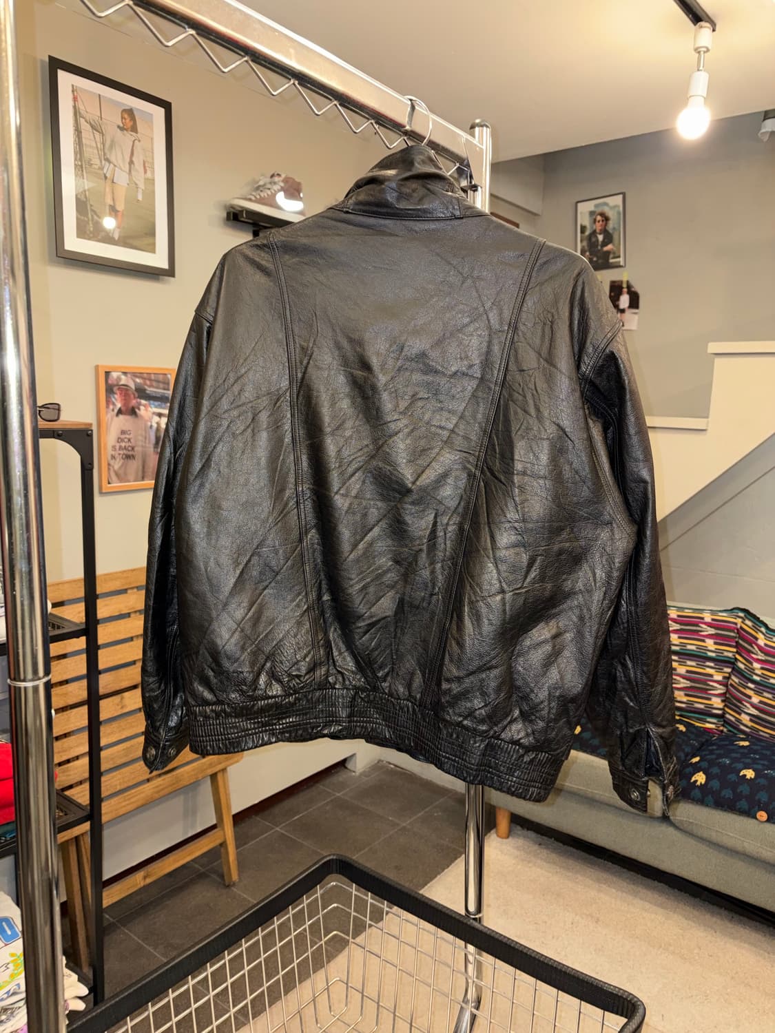 90’s Play Boy genuine leather jacket 상품이미지9