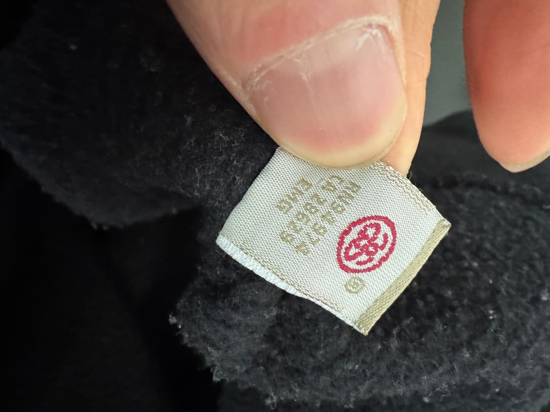 희귀!! 스투시 Stussy N4 카모 기모 맨투맨 블랙 M 상품이미지5