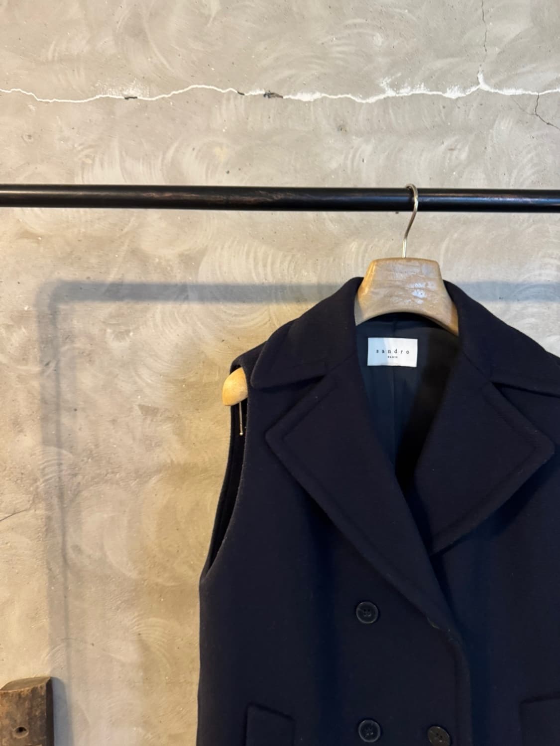 산드로 슬리브리스 코트 55~66 상품이미지2