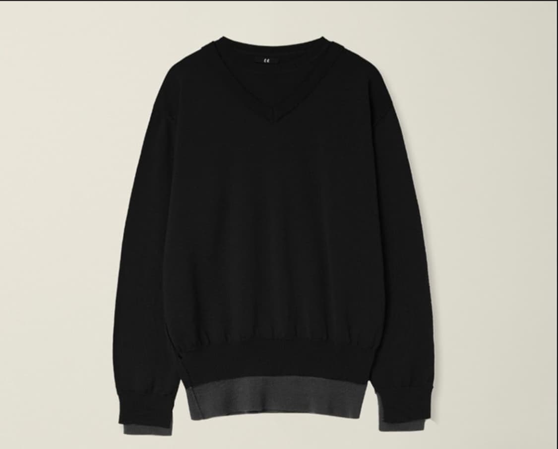 누마레 더블레이어드 니트 상품이미지1