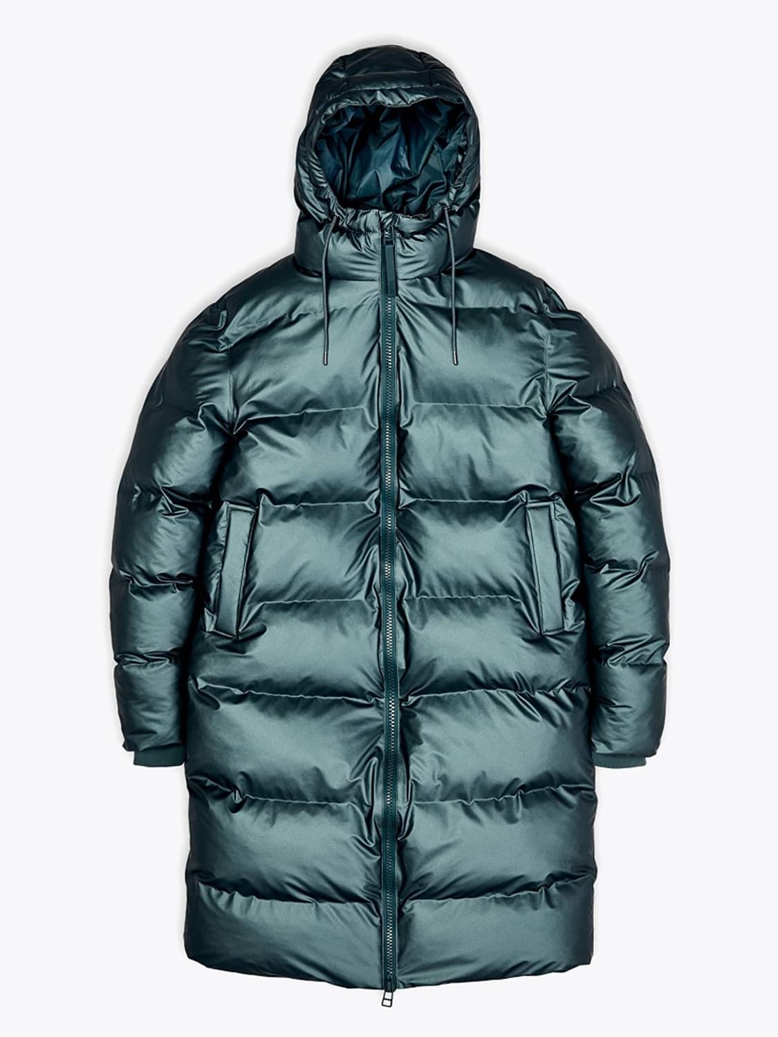레인스(Rains) 롱 푸퍼 패딩 자켓 그린 XL 상품이미지3
