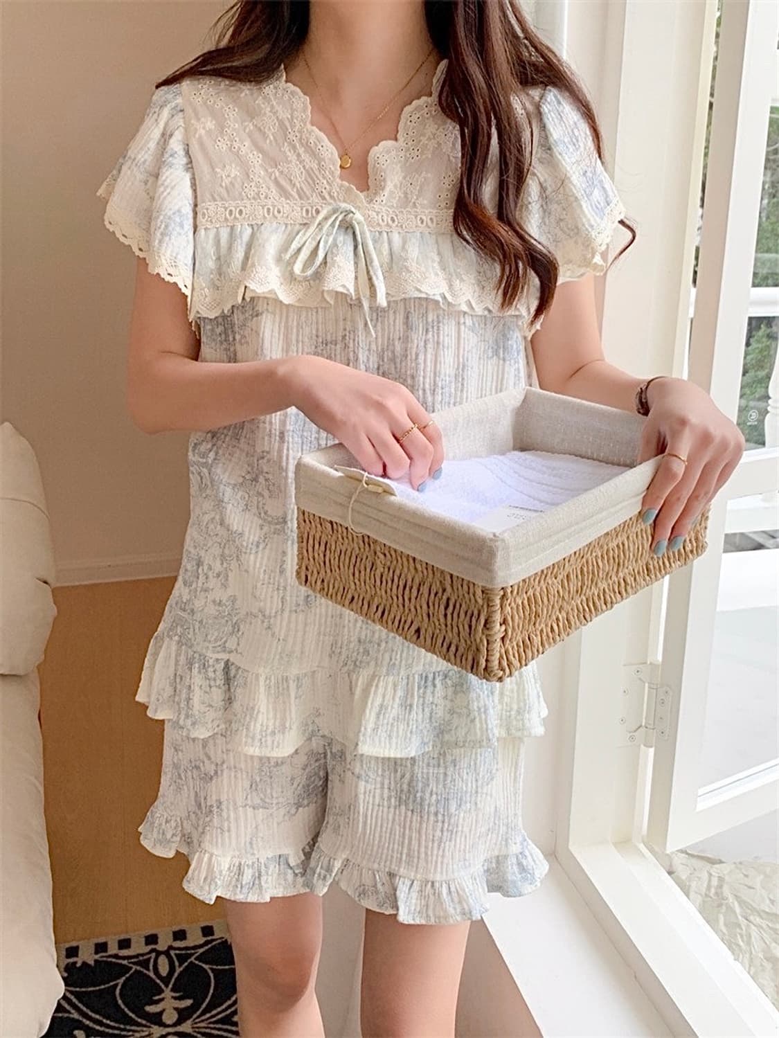 트왈드주이 레이스 공주 파자마 홈웨어 상품이미지4