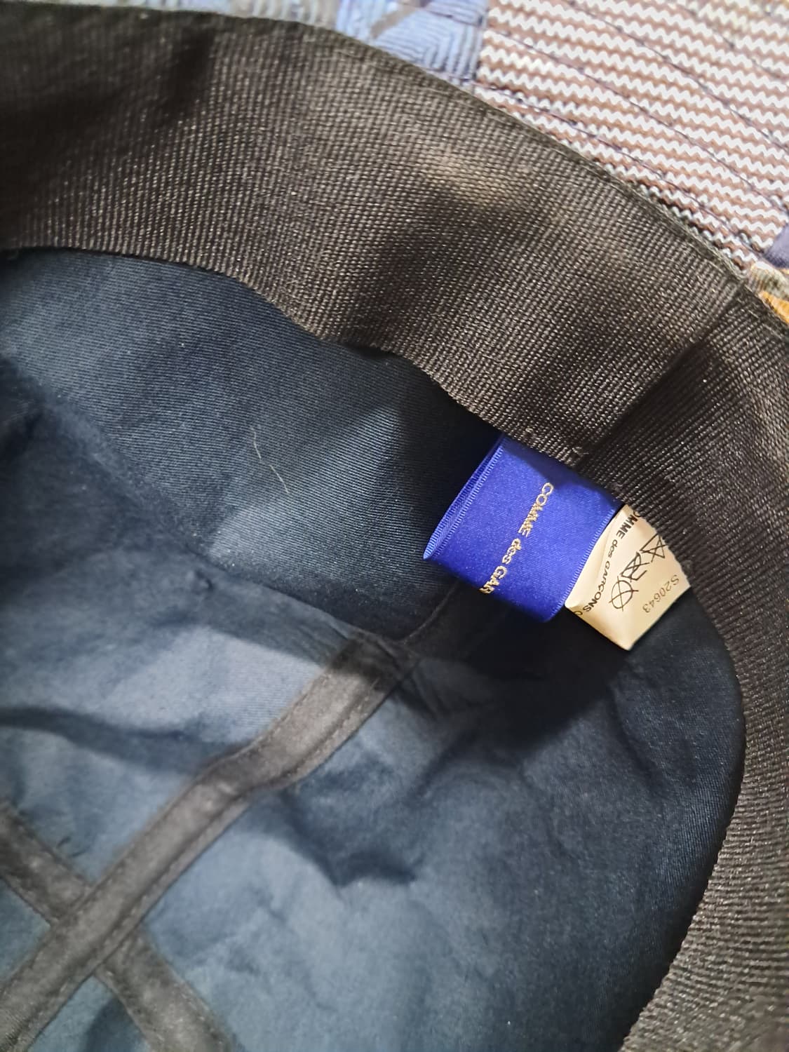 꼼데가르송 패치워크 버킷햇 상품이미지4