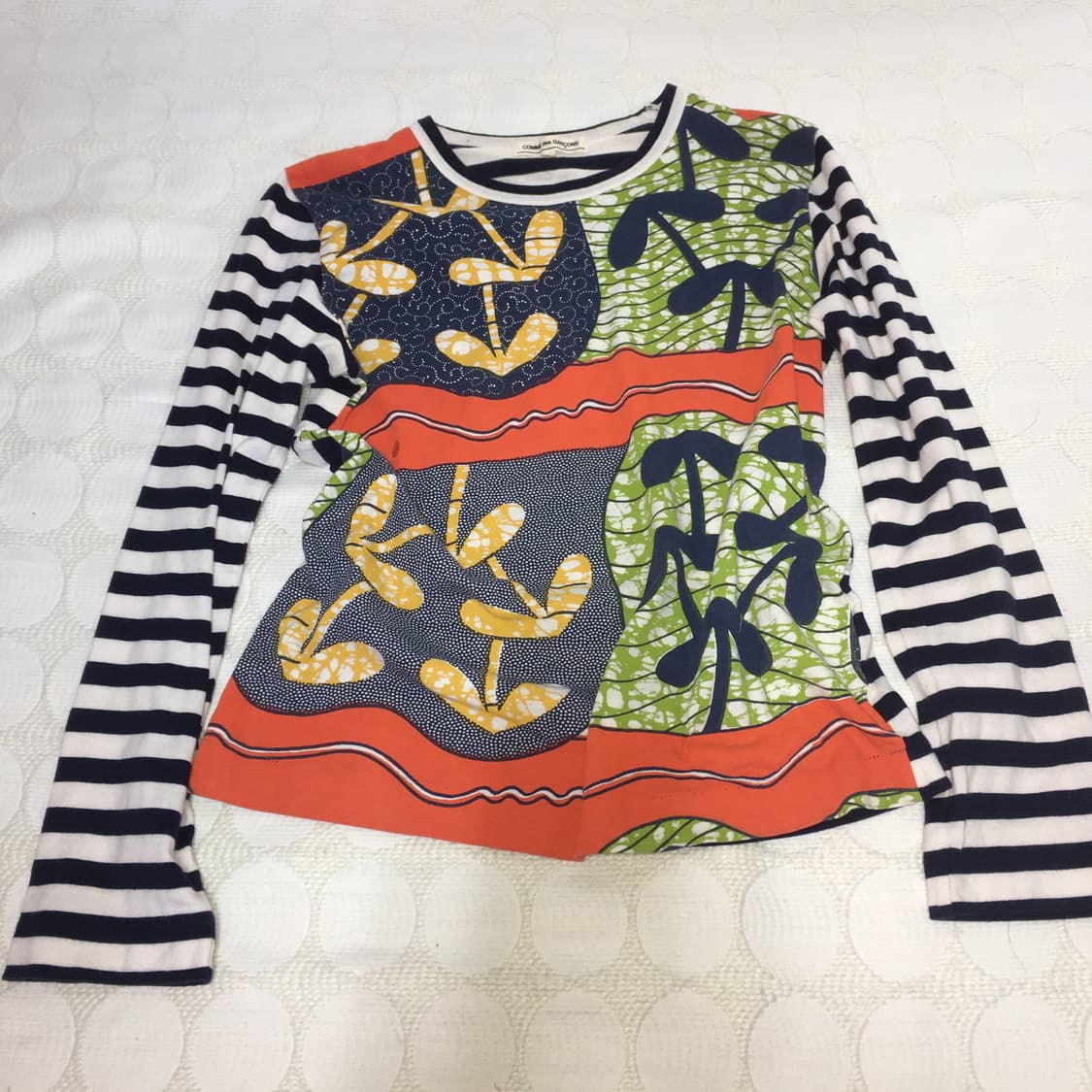 comme des garçons 스트라이프 긴팔 티 상품이미지3