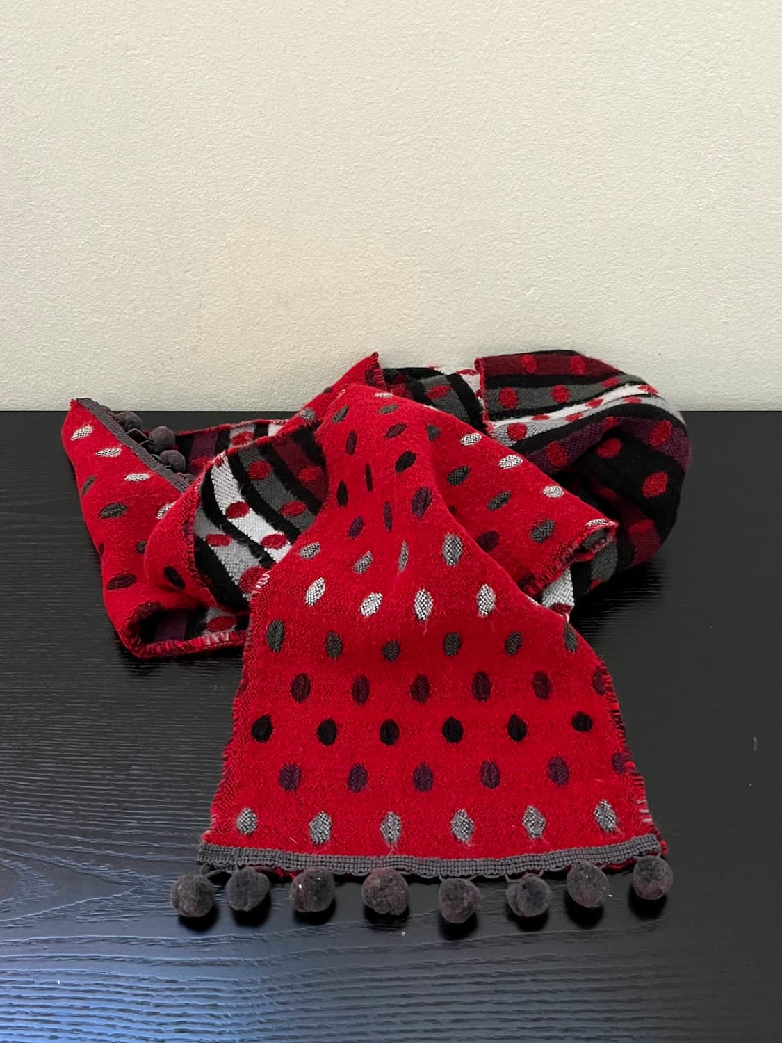 japan vtg 스트로베리 머플러 상품이미지4