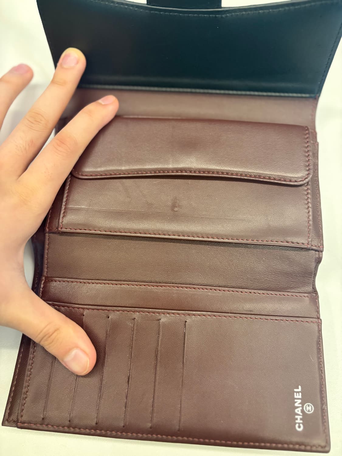 샤넬 램스킨 장지갑 미사용 판매합니다 상품이미지4