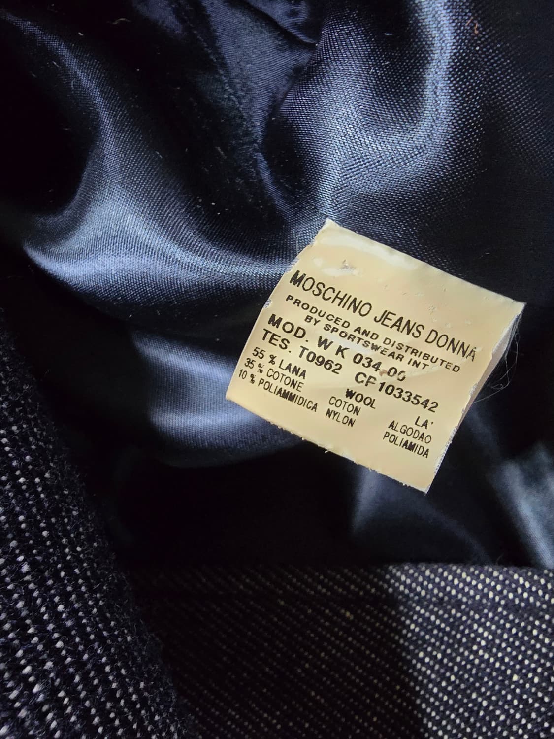 모스키노 헤링본 코트 (1524) 상품이미지4