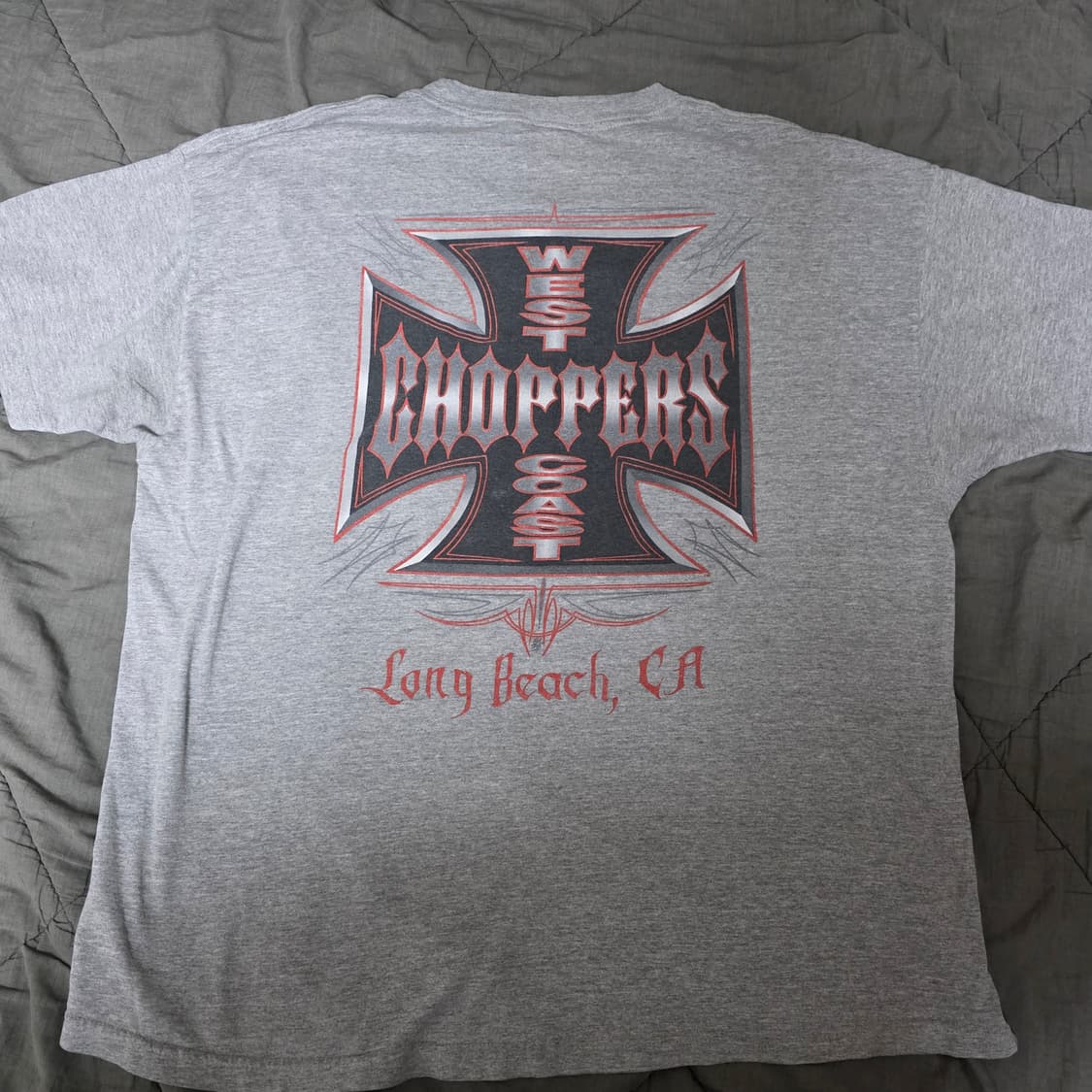 [OS] 00s 빈티지 WCC 웨스트 코스트 차퍼스 티셔츠 멜란지 상품이미지1