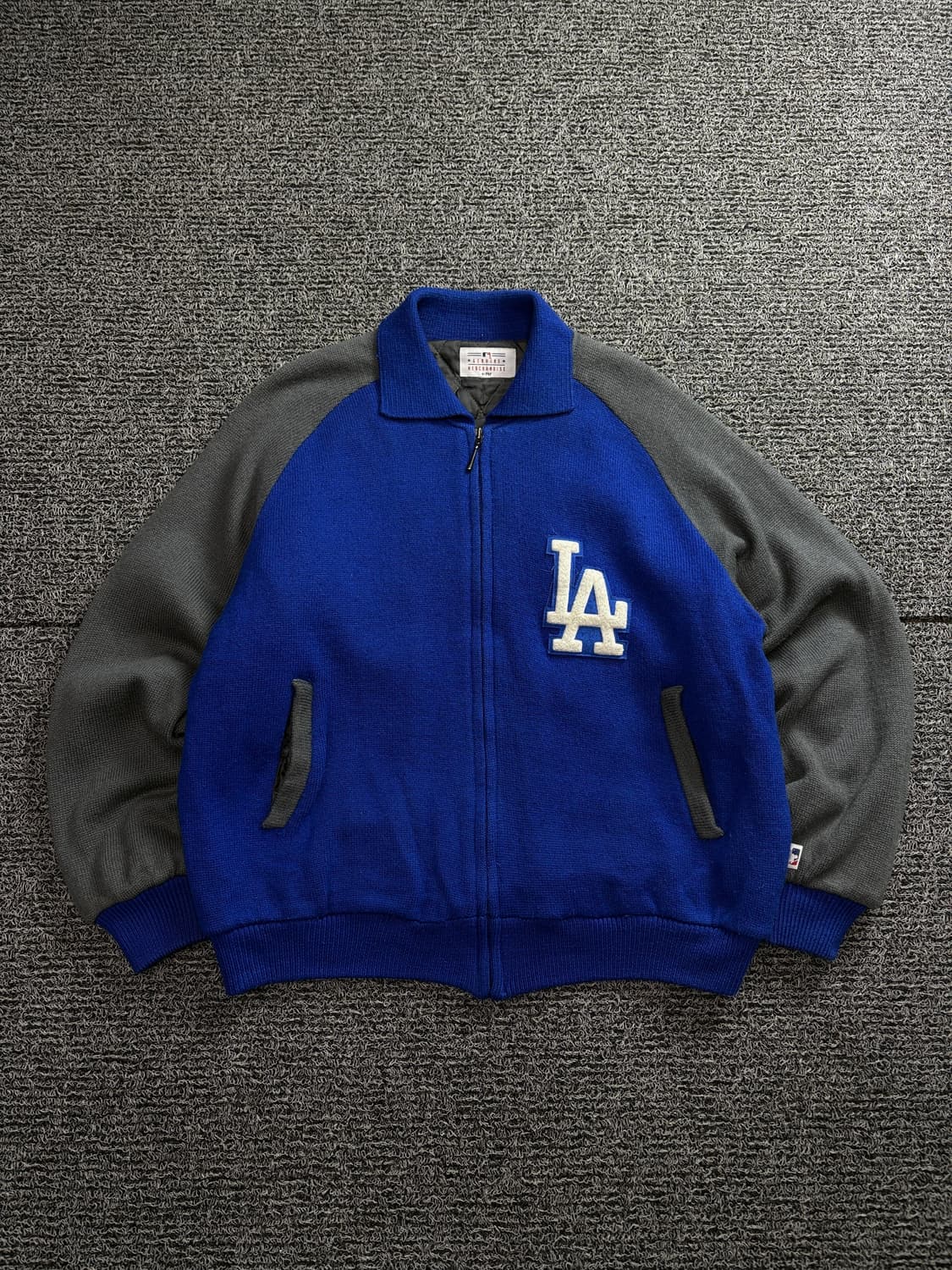 00s F&F LA 다저스 빅로고 니티드 바시티 자켓 1657 상품이미지2