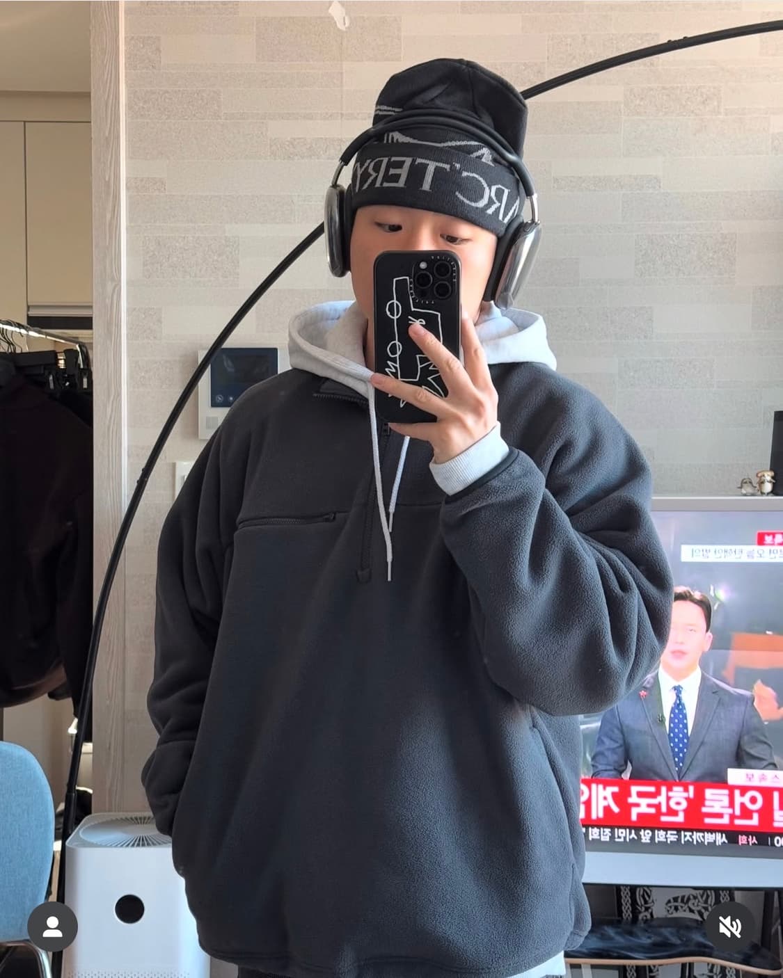 유니클로 후리스 하프집 풀오버 상품이미지2