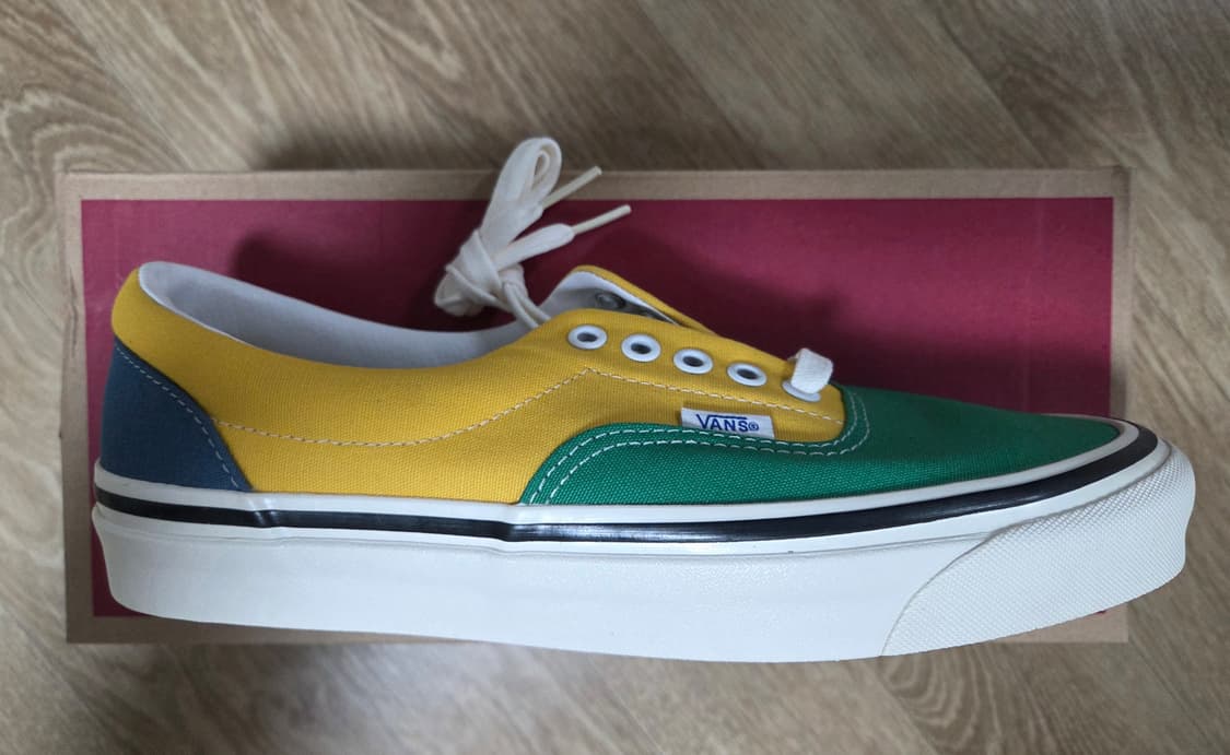 [265] 반스 에라 95 DX '에메랄드 옐로우 네이비' 상품이미지4