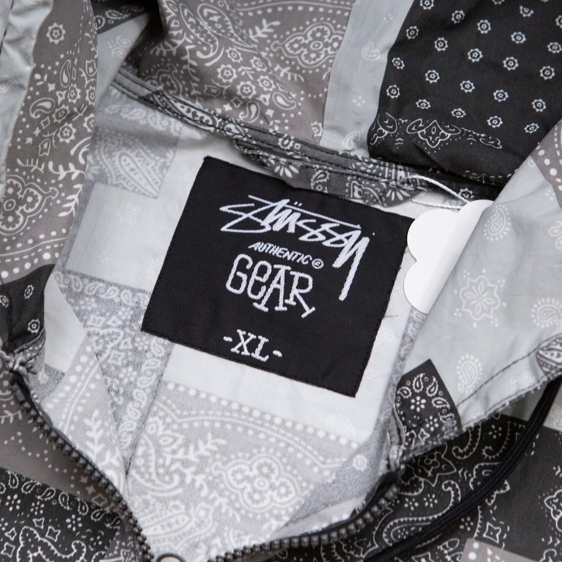 00s 스투시 페이즐리 후디드 자켓 상품이미지4