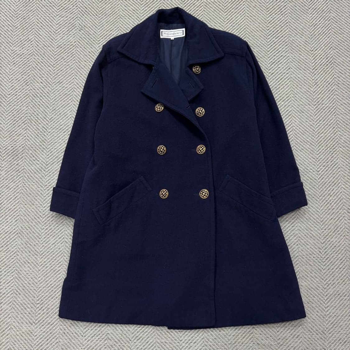 입생로랑 아카이브 울 더블코트 v2001 상품이미지1