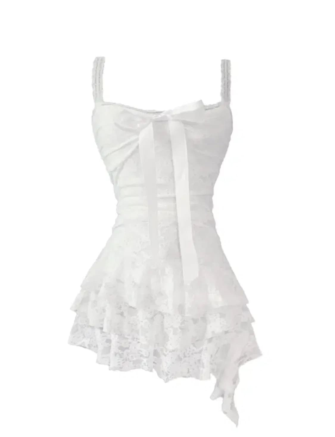 스젠 메이드 temer lace ribbon dress 원피스 상품이미지1