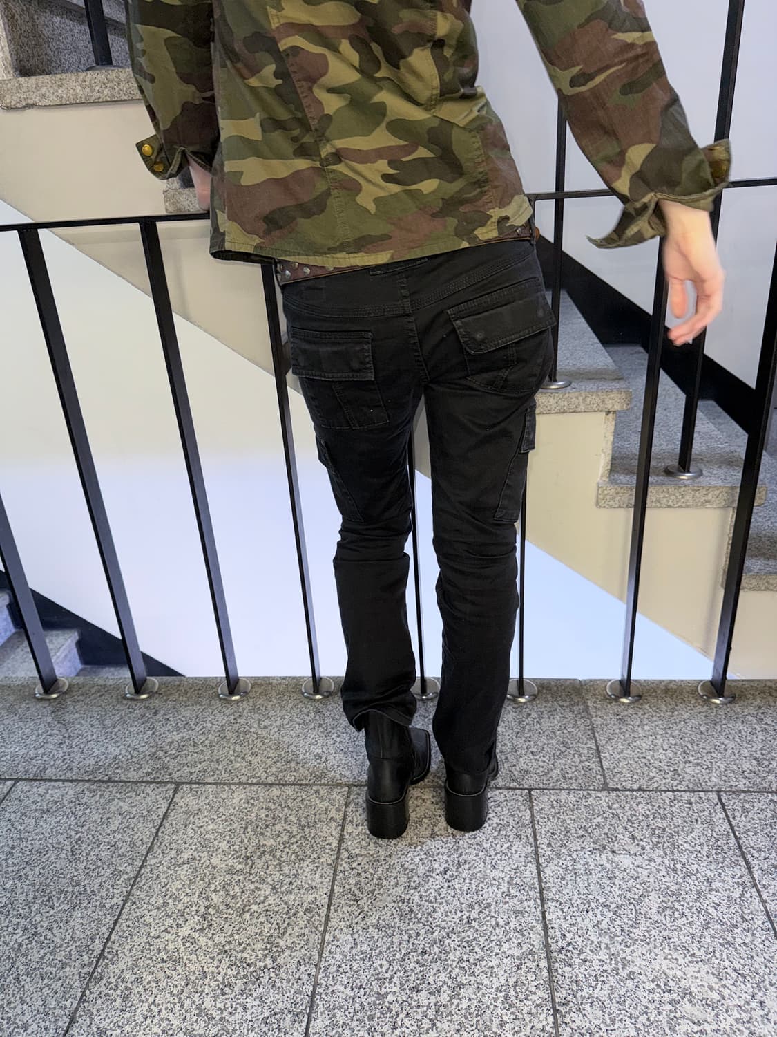 navy cargo pants 상품이미지3