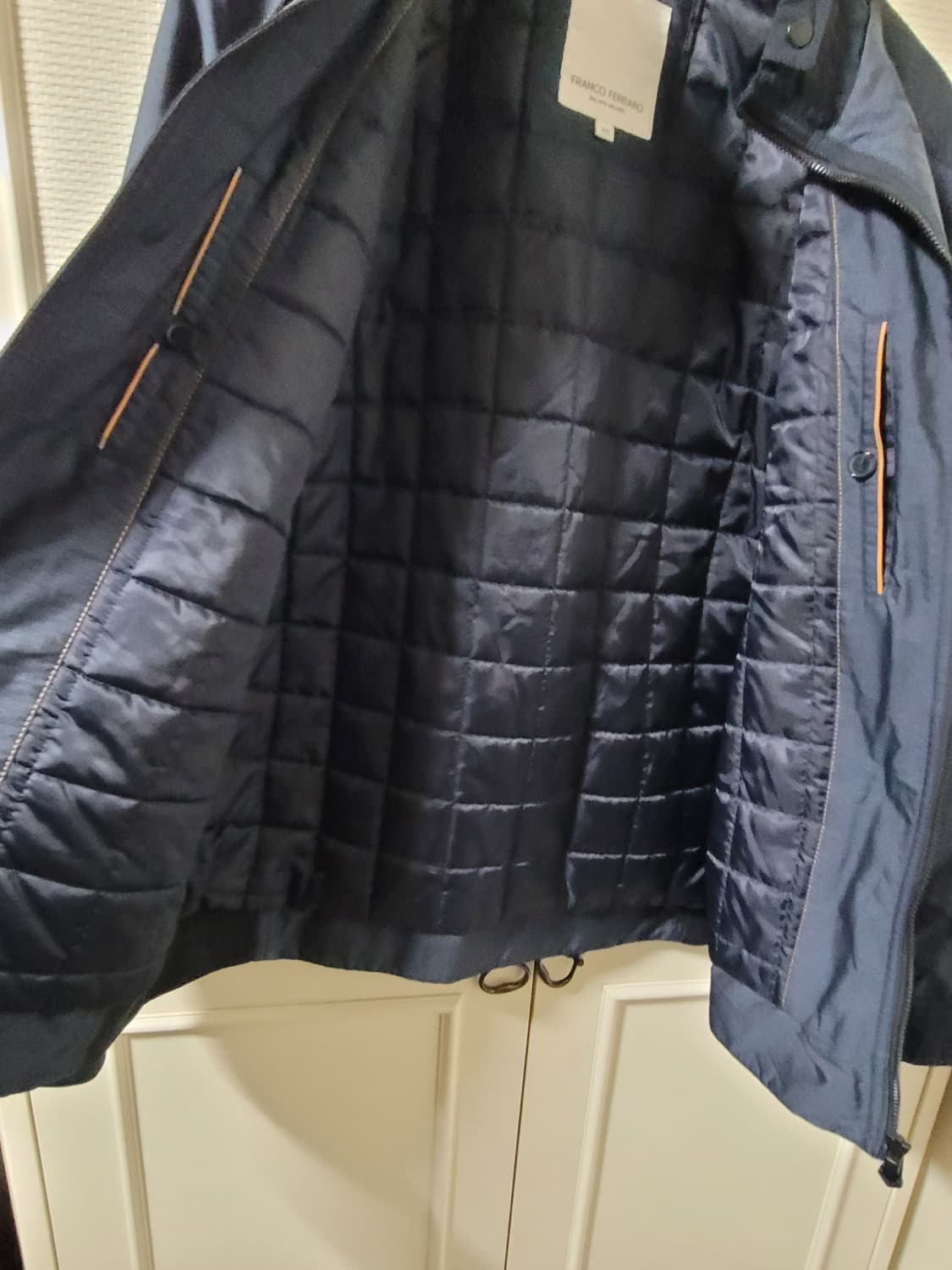 Franco Ferraro 프랑코페라로 블루종 자켓 100 사이즈 네이비 상품이미지9