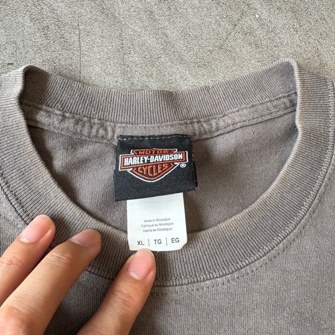 할리데이비슨 정품 페이딩 그레이 반팔 티셔츠 반팔티 상품이미지7
