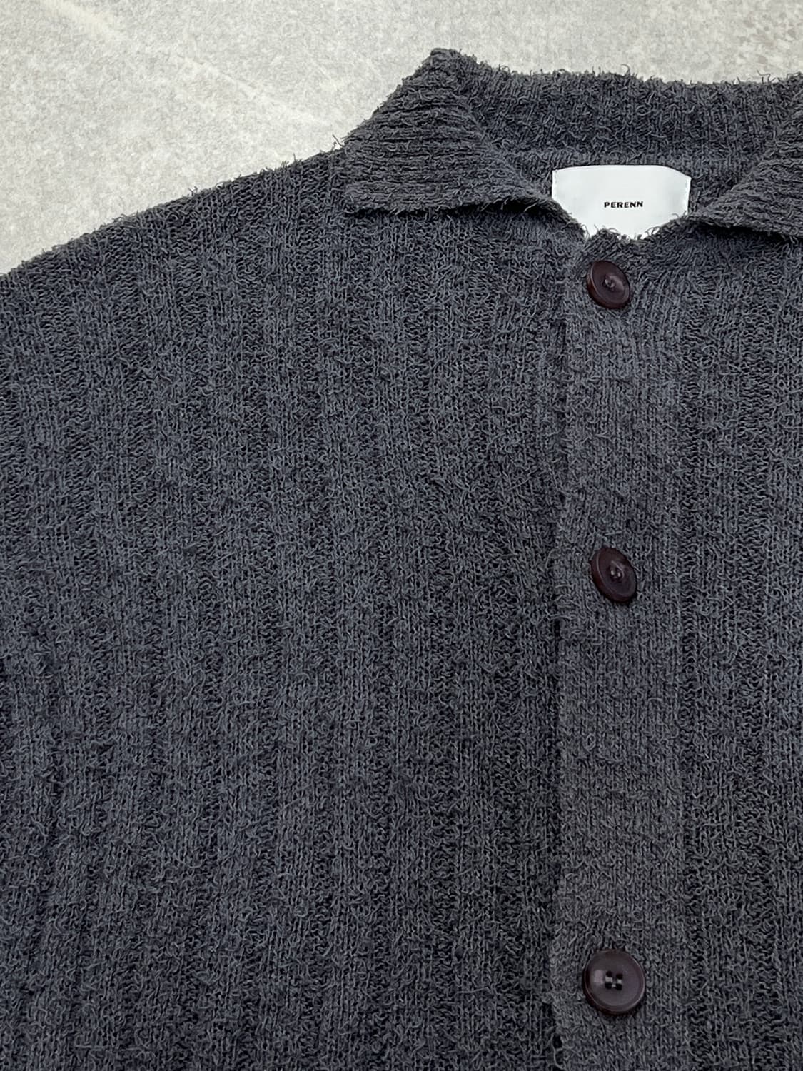 퍼렌 부클 카라넥 가디건 상품이미지2
