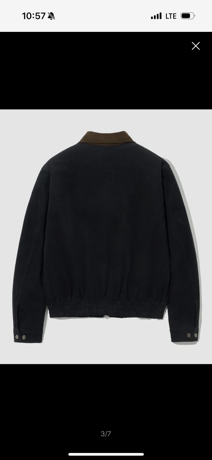 Satur-테오 코듀로이 초어 자켓 클래식 블랙L 상품이미지5