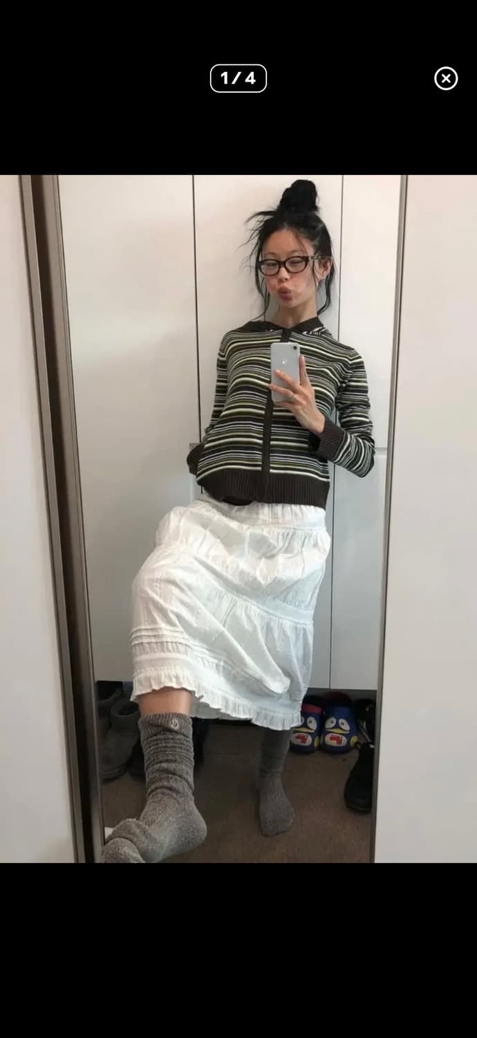 코이세이오 니트 집업 (1번 시착) 상품이미지4