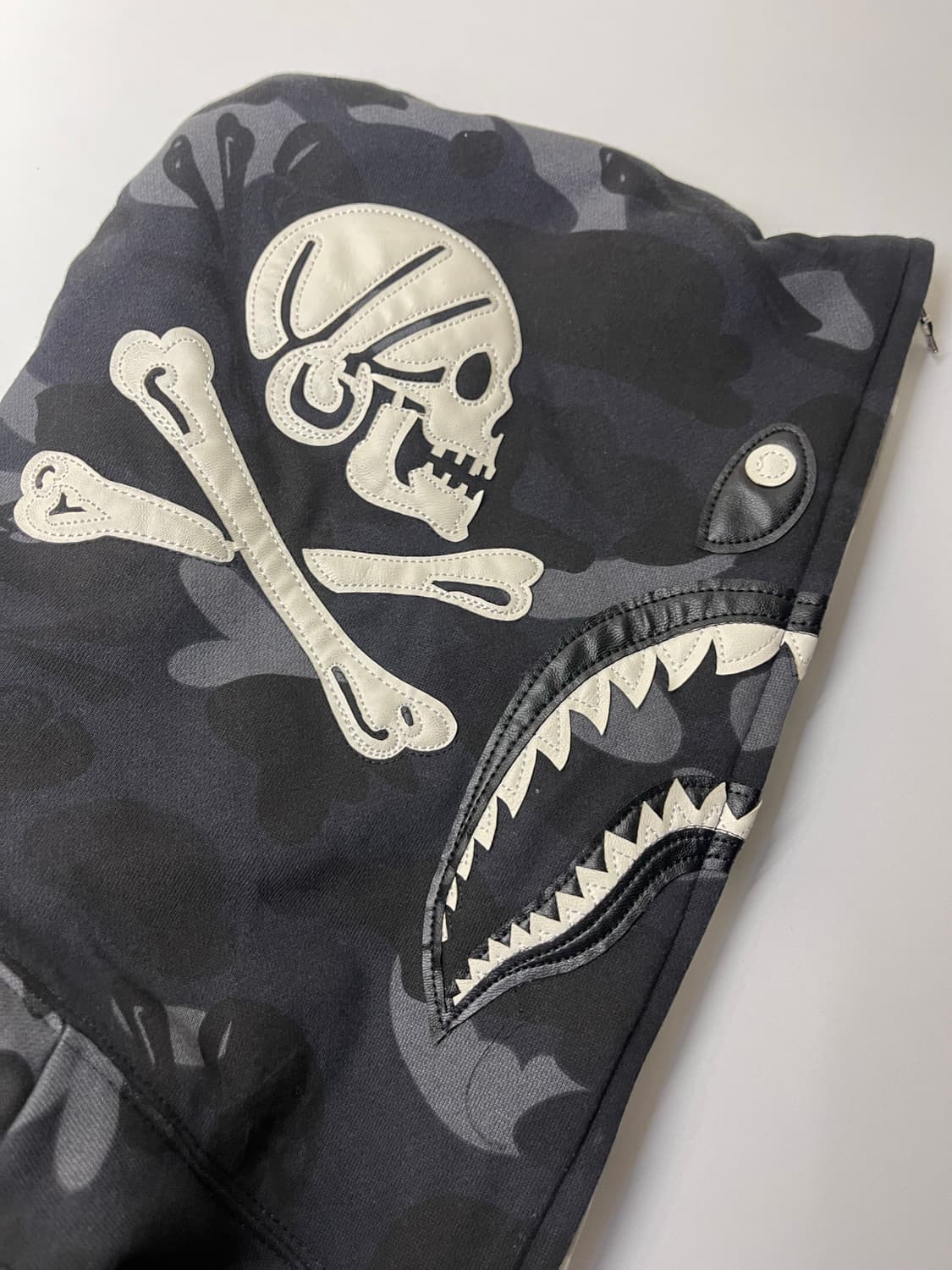 베이프 x NEIGHBORHOOD 반반 카모 샤크 후드집업 L-XL 상품이미지3