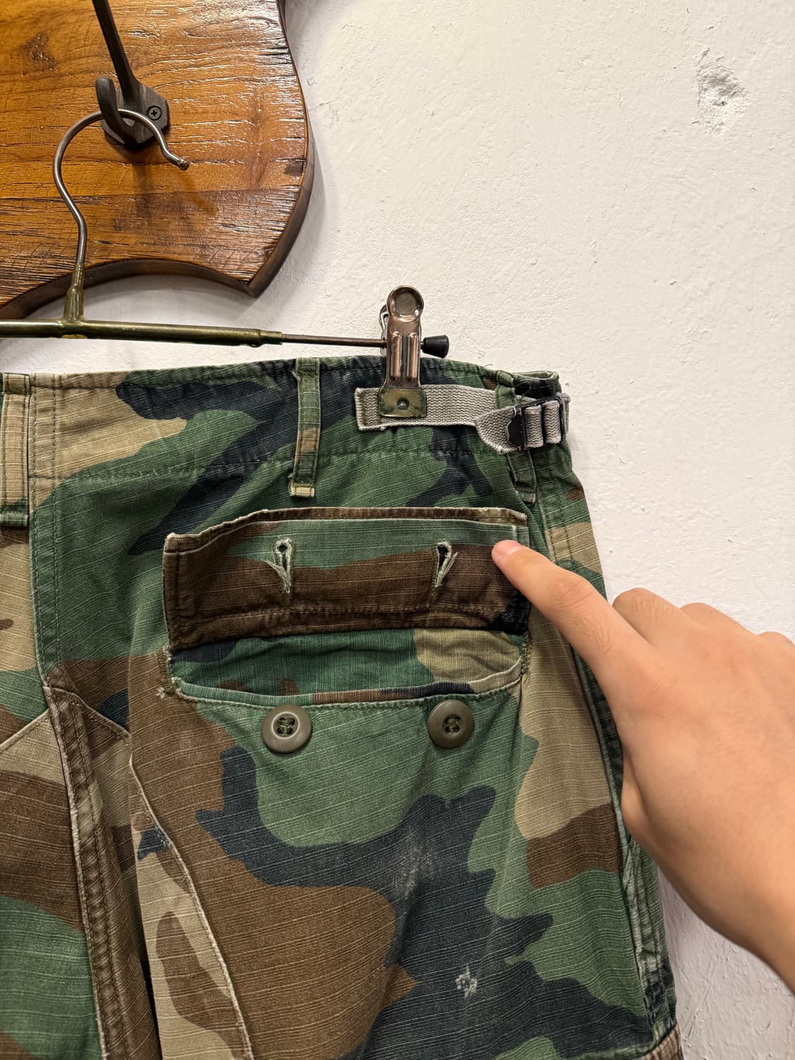 (31inch) U.S ARMY BDU WOODLAND 카고 팬츠 상품이미지3